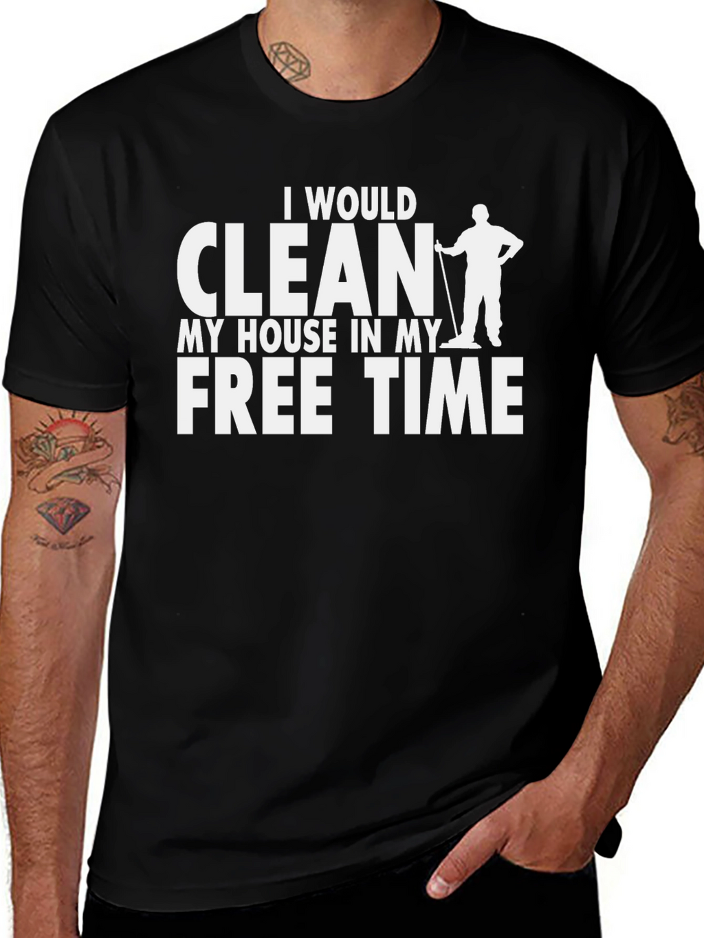 Funny Cleaning Humor Graphic Tee