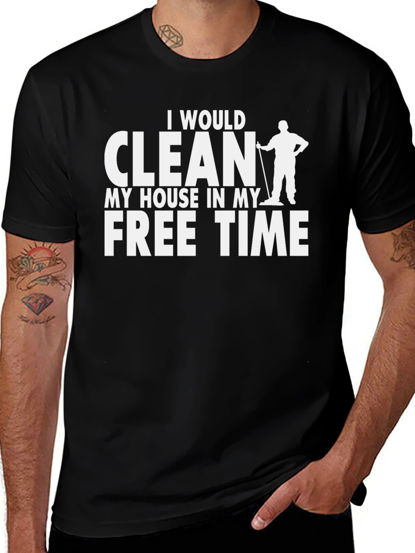 Funny Cleaning Humor Graphic Tee