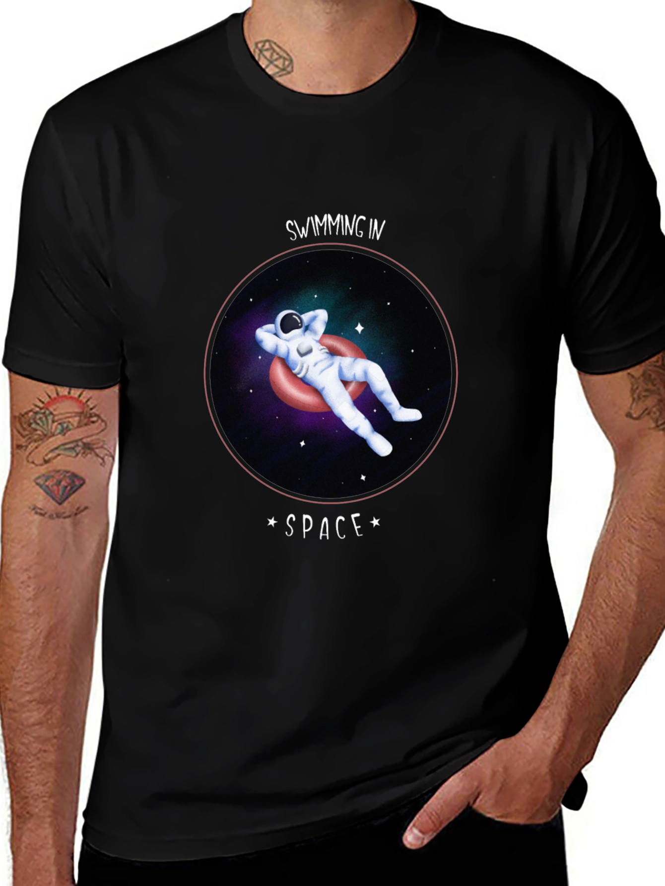 Swimming in Space T-Shirt