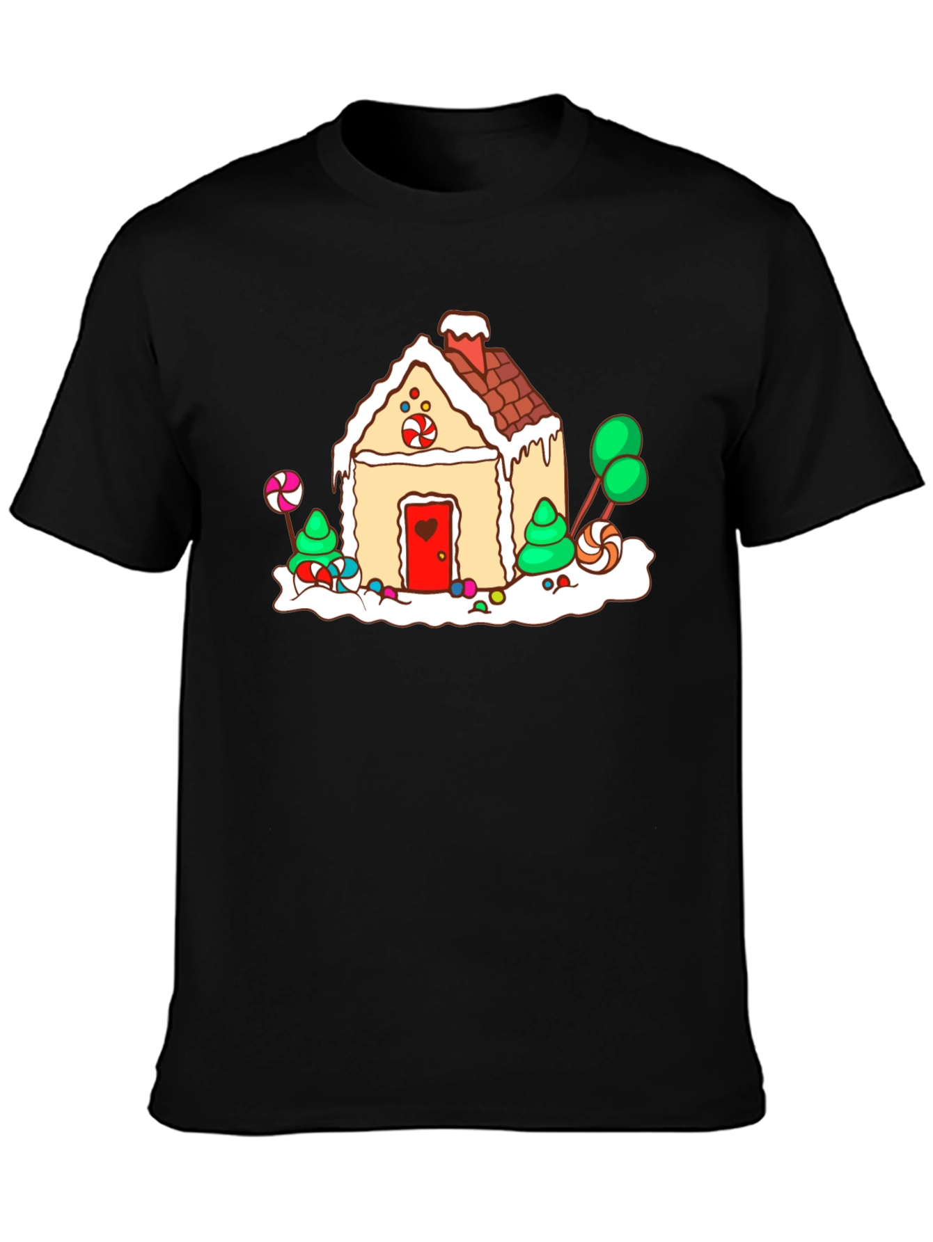 Gingerbread House T-Shirt - Holiday Festive Design