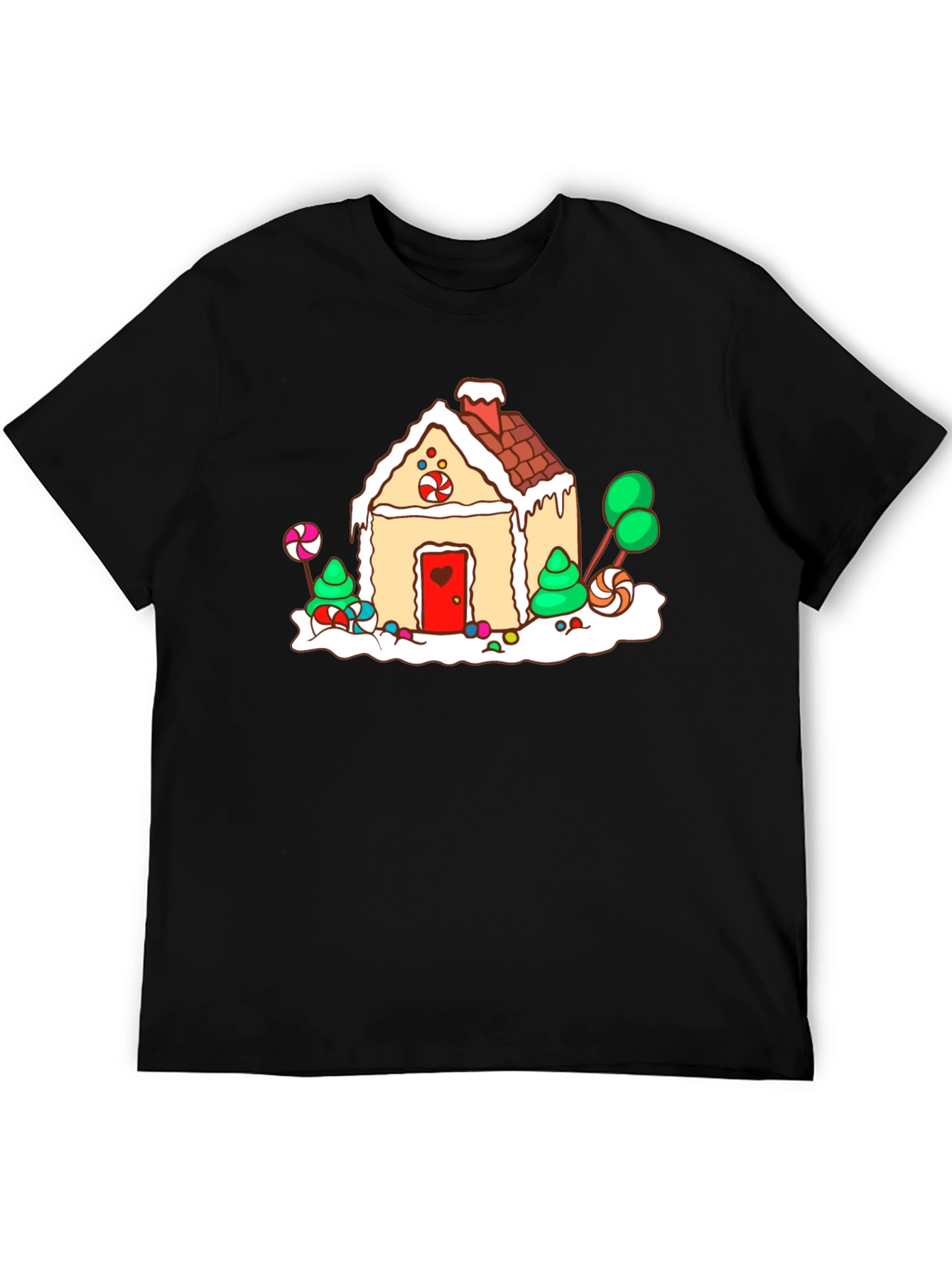 Gingerbread House T-Shirt - Holiday Festive Design