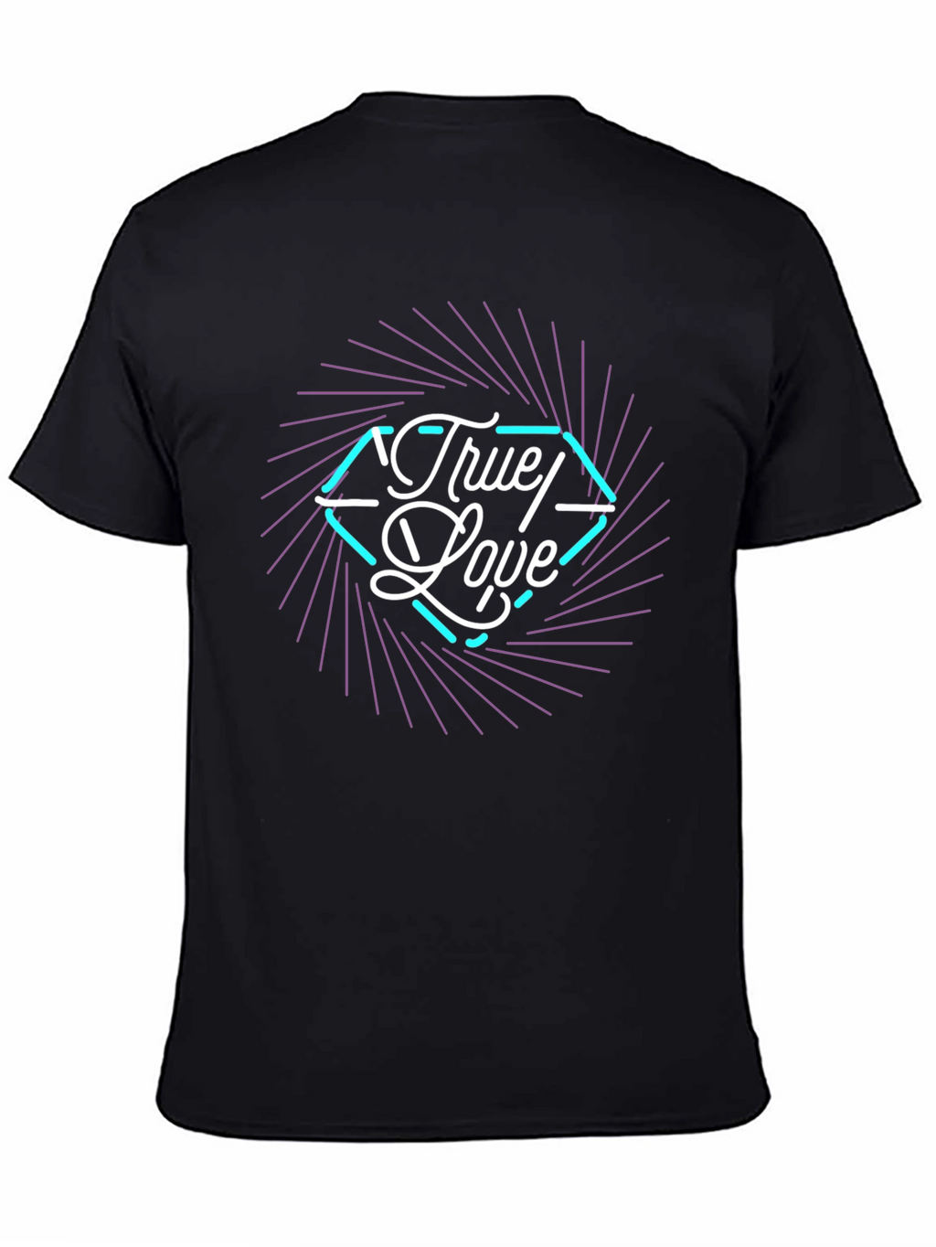 True Love Graphic Tee - Mens Black T-Shirt