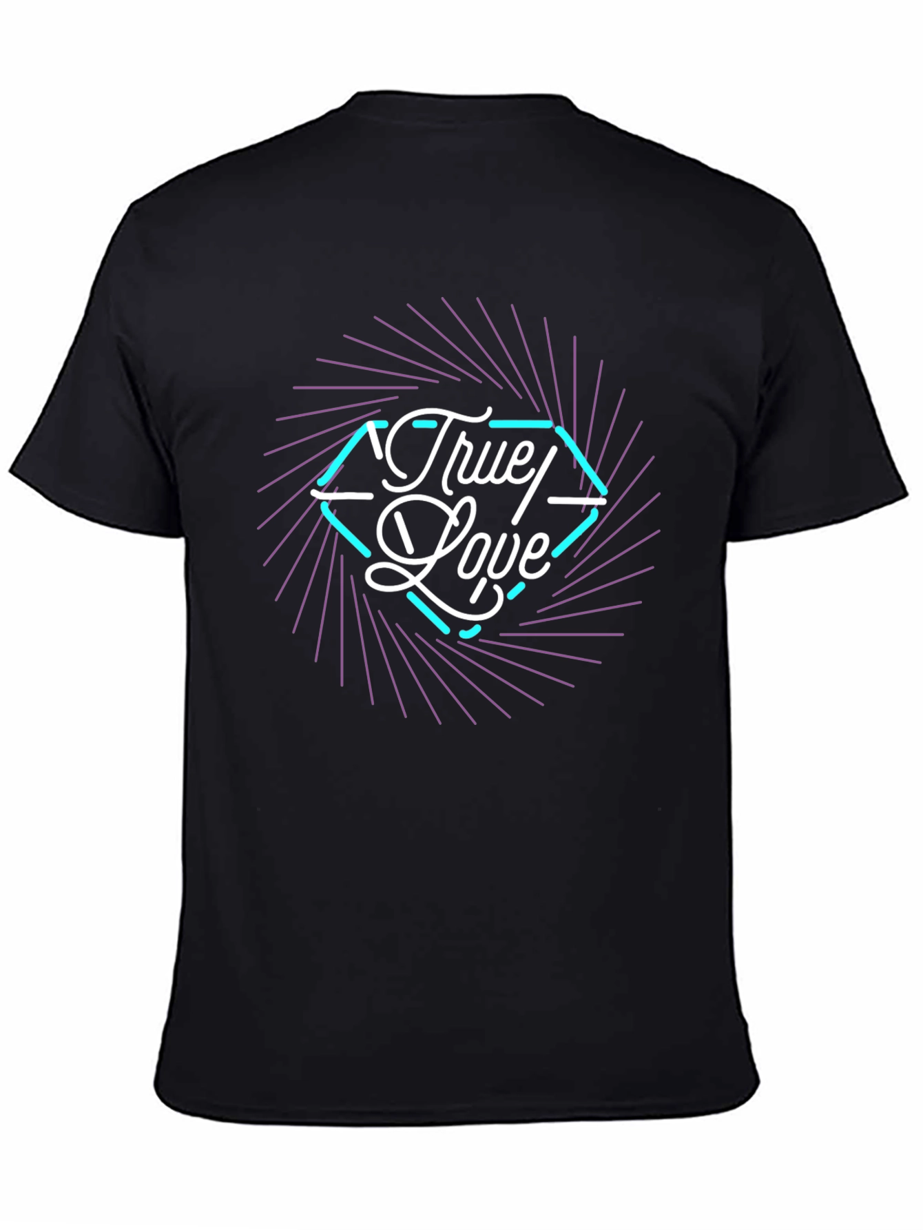 True Love Graphic Tee - Mens Black T-Shirt