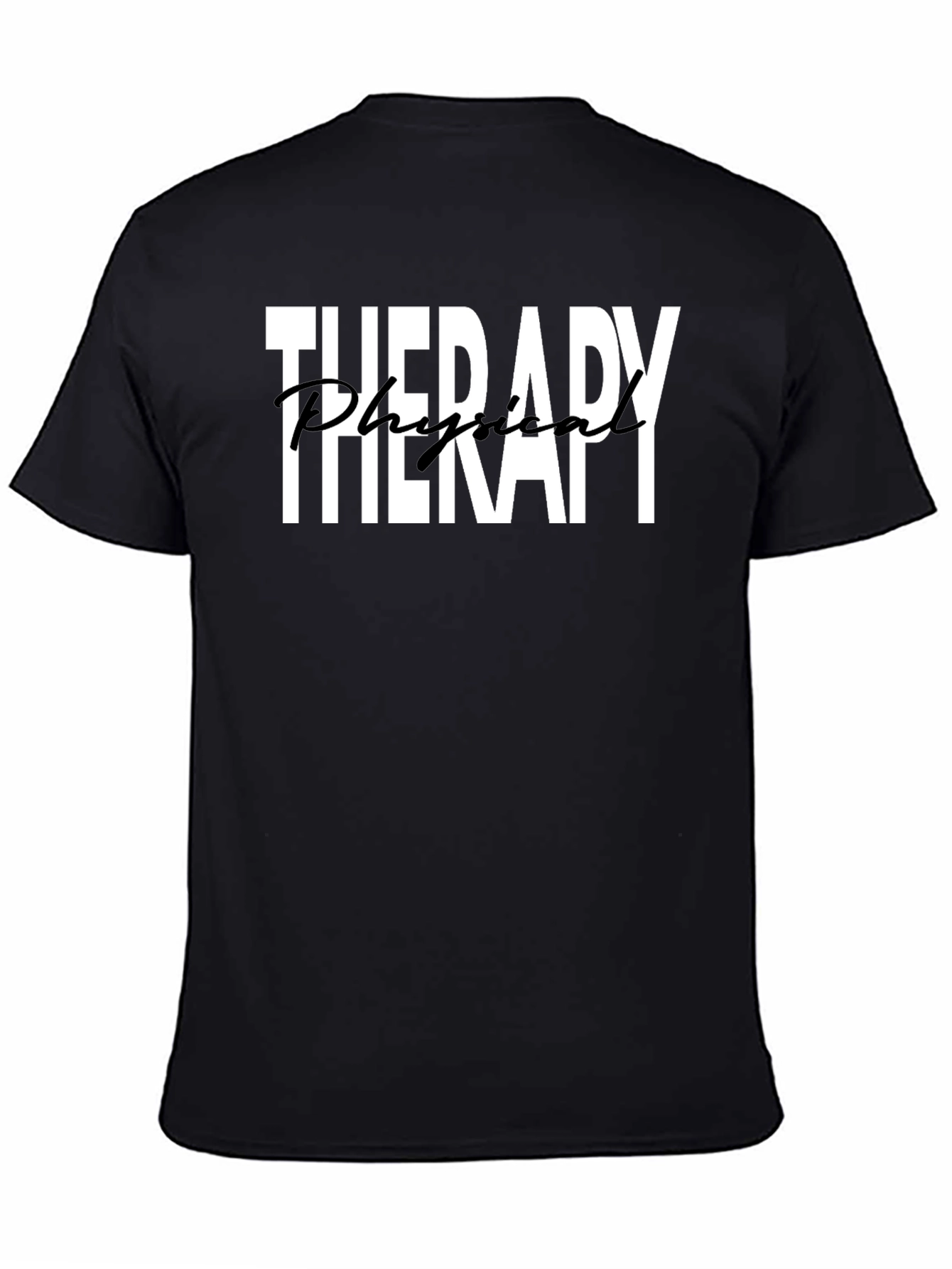 Physical Therapy Shirt - Black Cotton Tee