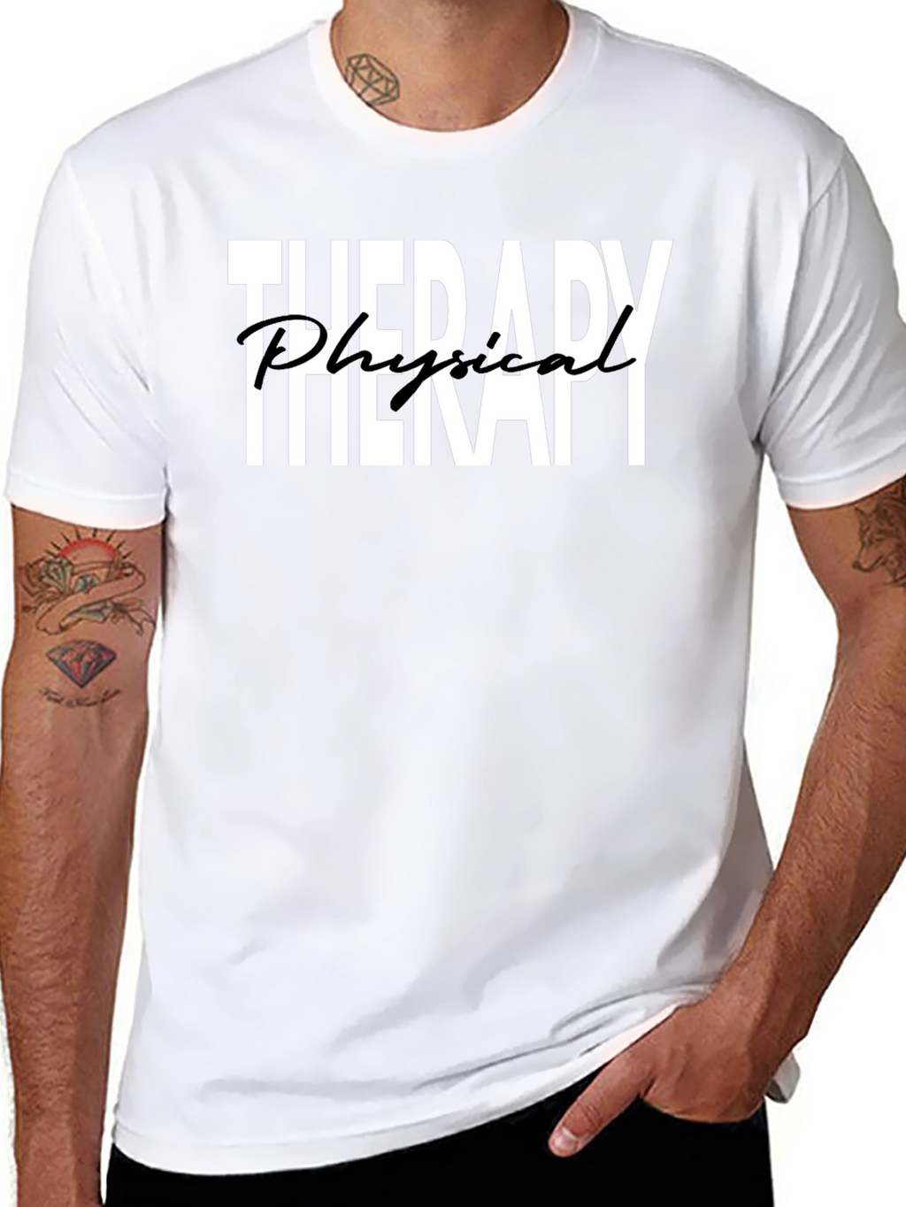 Physical Therapy Shirt - Black Cotton Tee