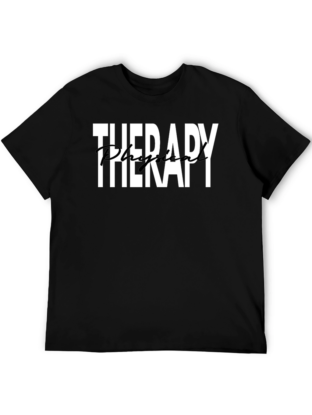 Physical Therapy Shirt - Black Cotton Tee
