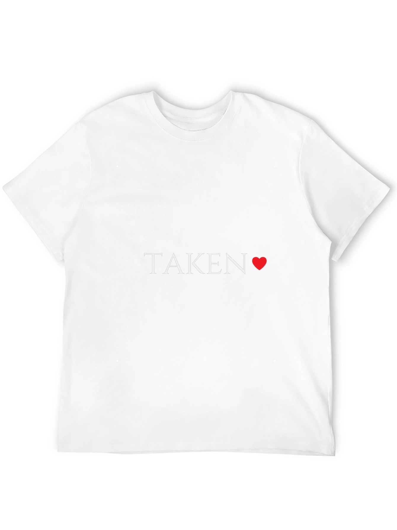 Taken Heart Graphic Tee - Romantic Couple T-Shirt