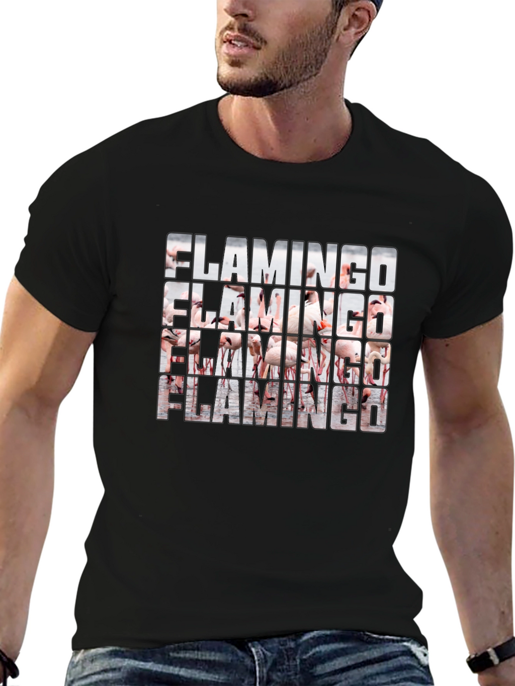 Flamingo Graphic T-Shirt - Cool Bird Lover Tee