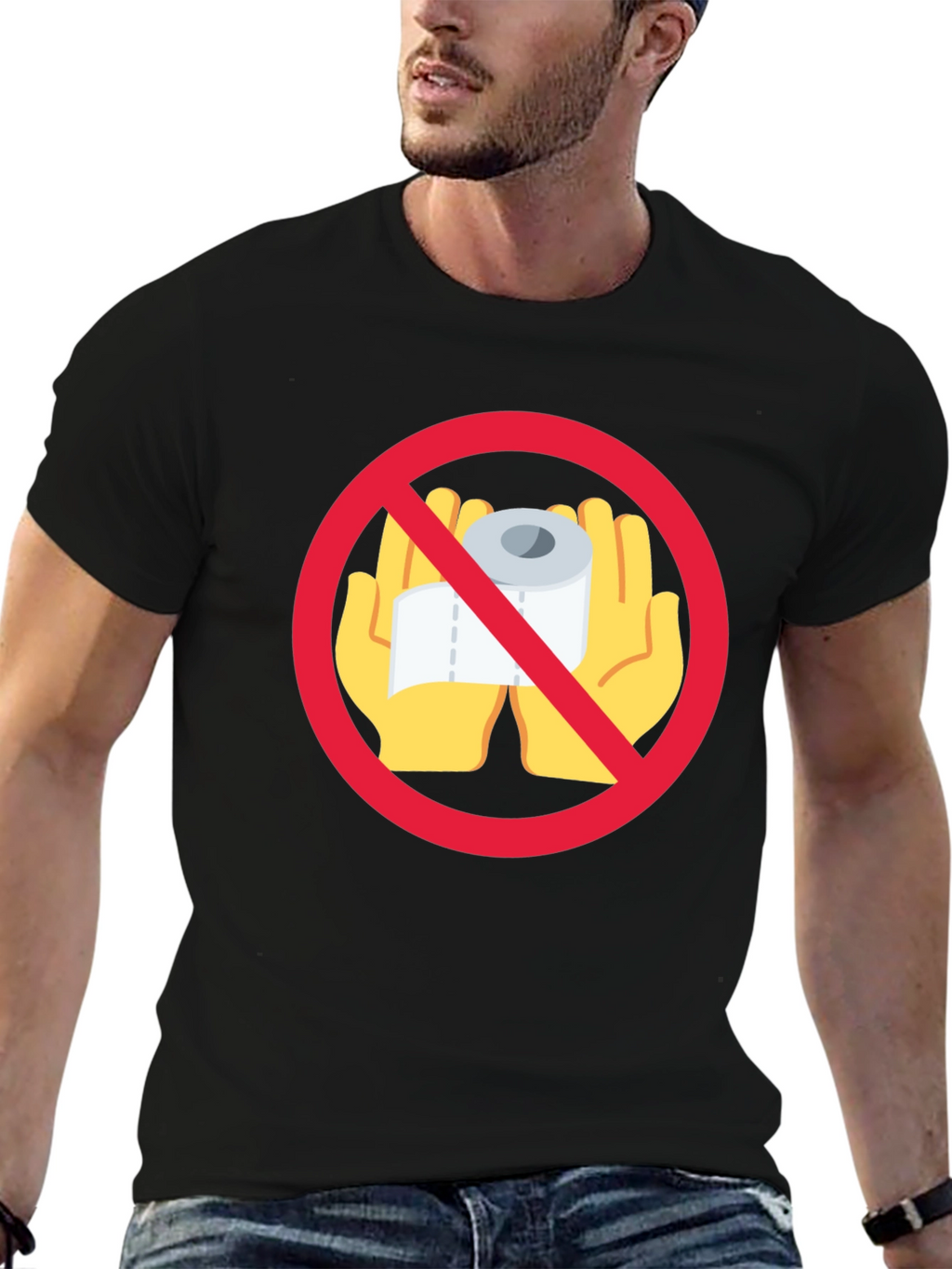 Novelty Humor T-Shirt - TP Forbidden