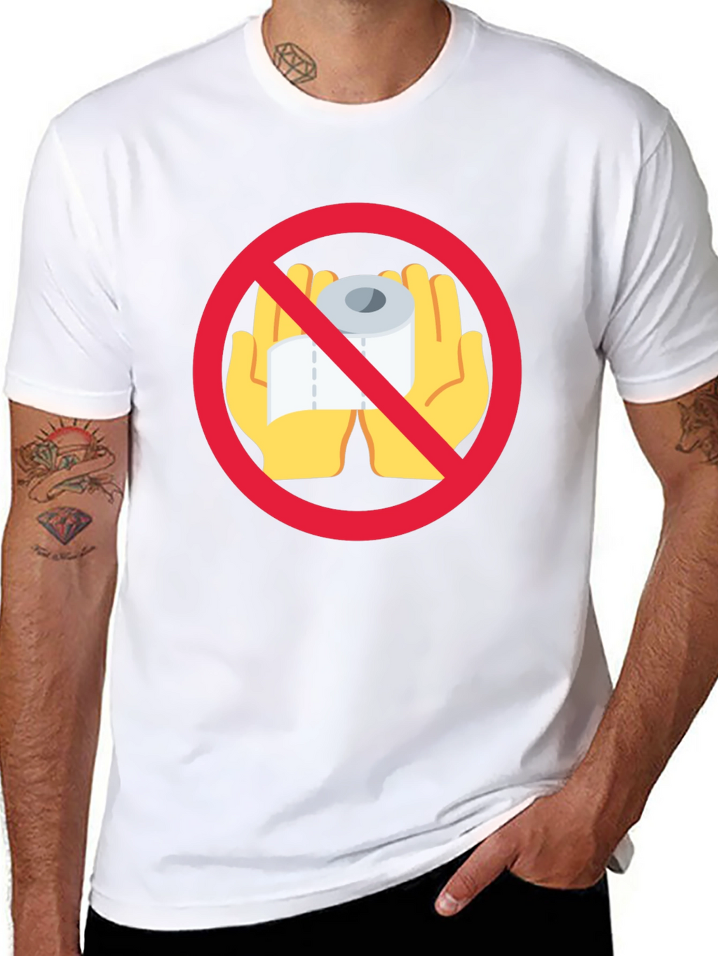 Novelty Humor T-Shirt - TP Forbidden