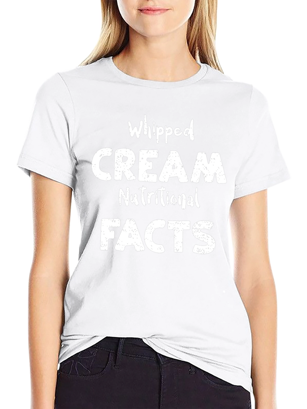 Whipped Cream Nutritional Facts Graphic Tee