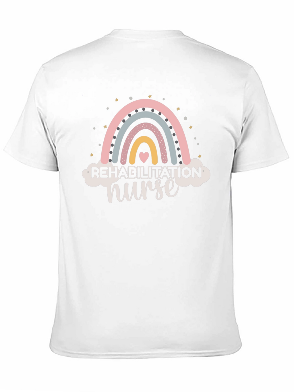 Rehabilitation Nurse Rainbow Graphic T-Shirt
