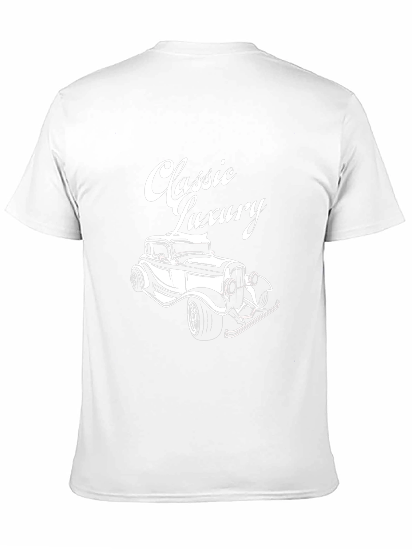 Classic Luxury Car Graphic T-Shirt - Stylish Black Tee