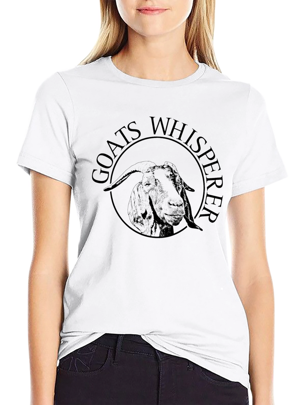 Goats Whisperer Graphic T-Shirt - Black