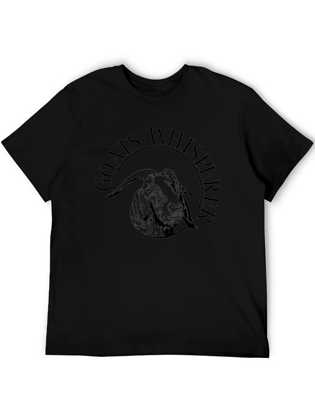Goats Whisperer Graphic T-Shirt - Black