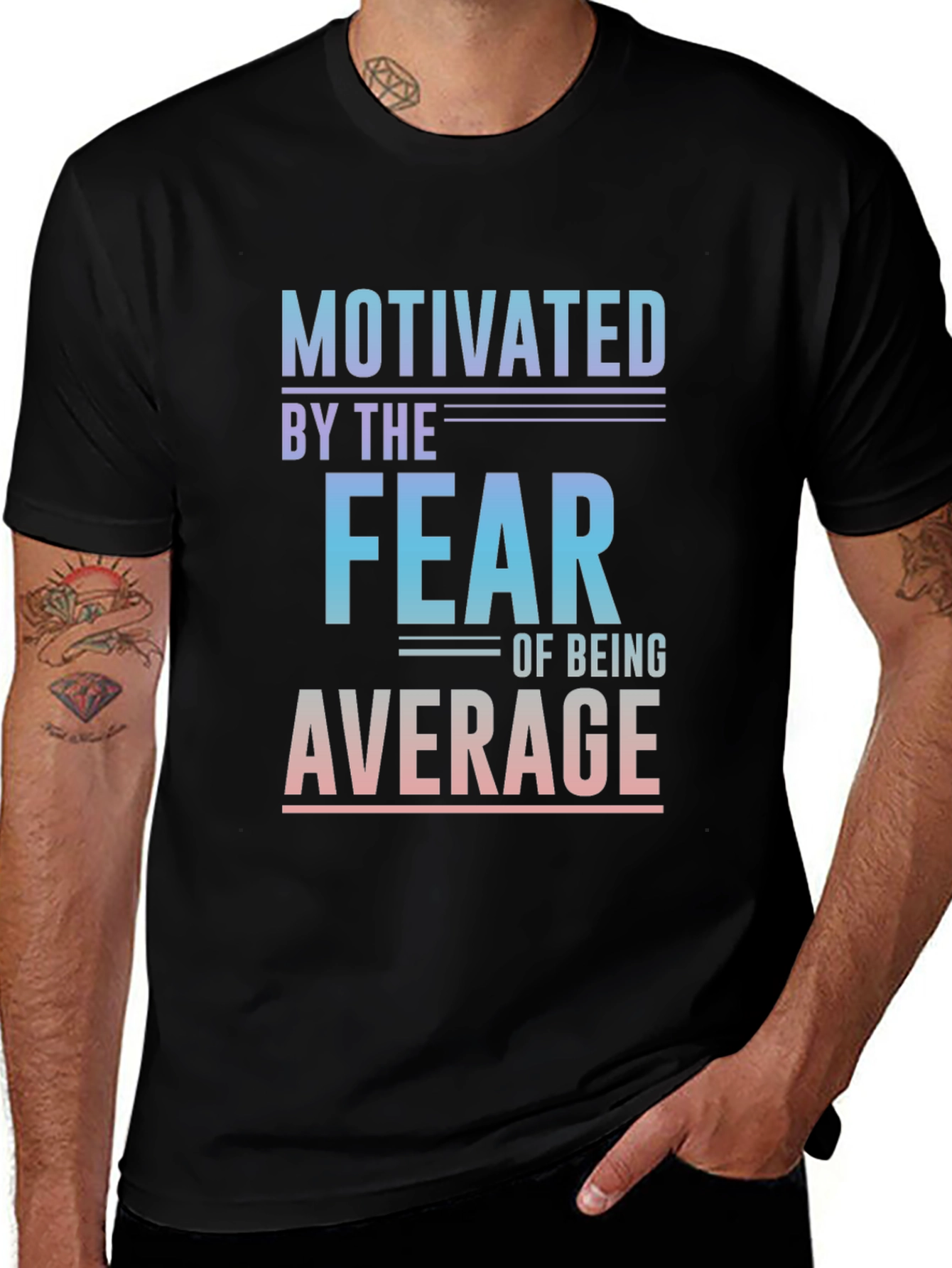 Motivated by Fear Graphic Tee - Black