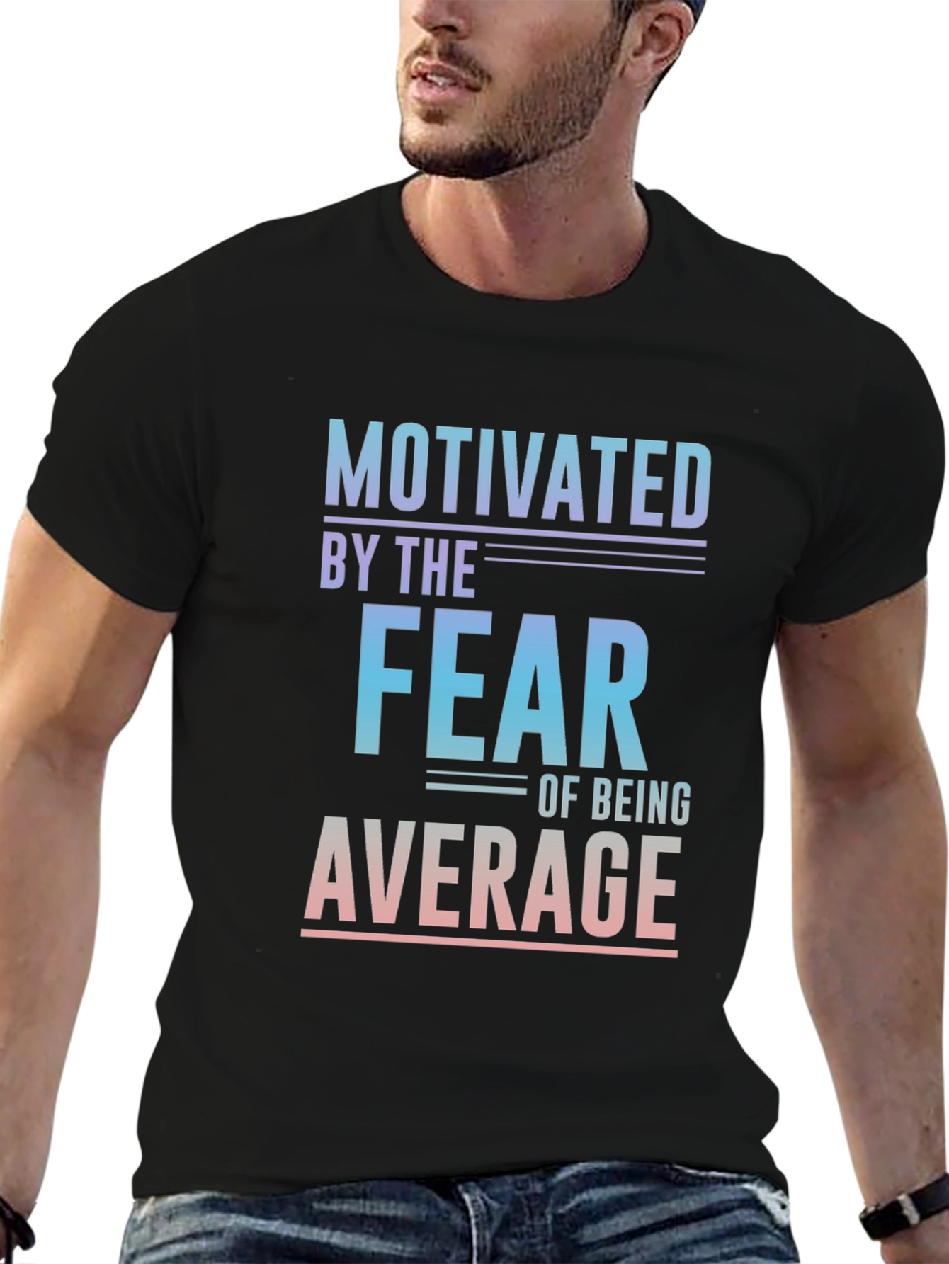 Motivated by Fear Graphic Tee - Black