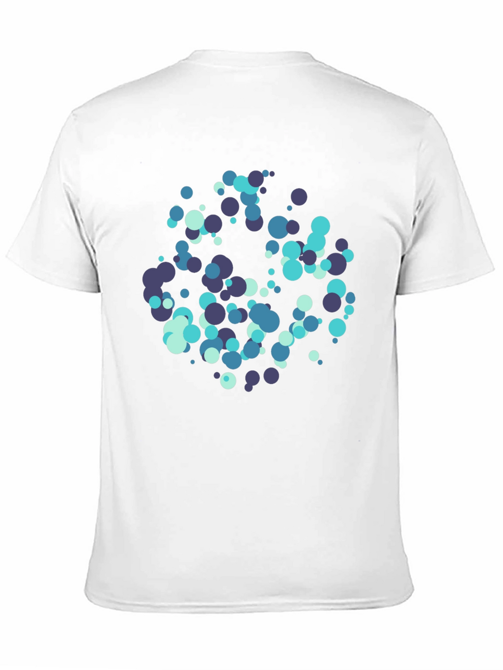 Modern Circles Graphic Black T-Shirt