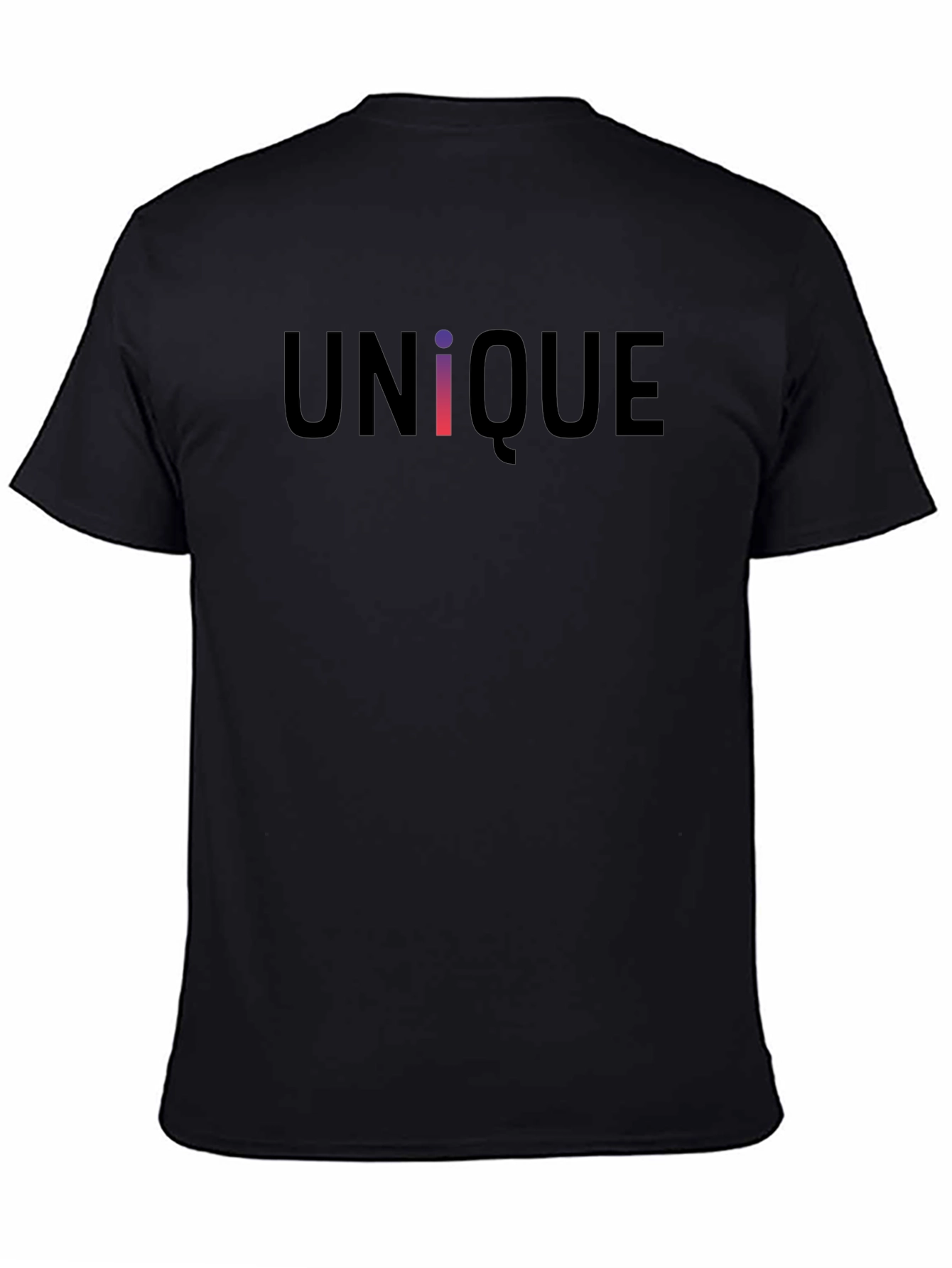 Unique Graphic Print Black T-Shirt