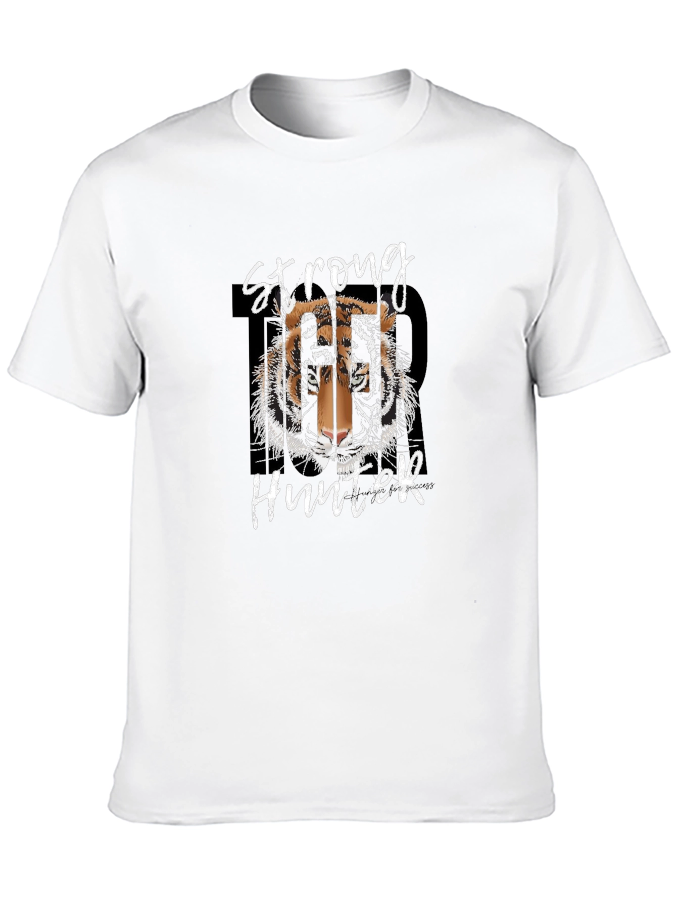 Strong Hunter Tiger Graphic T-Shirt