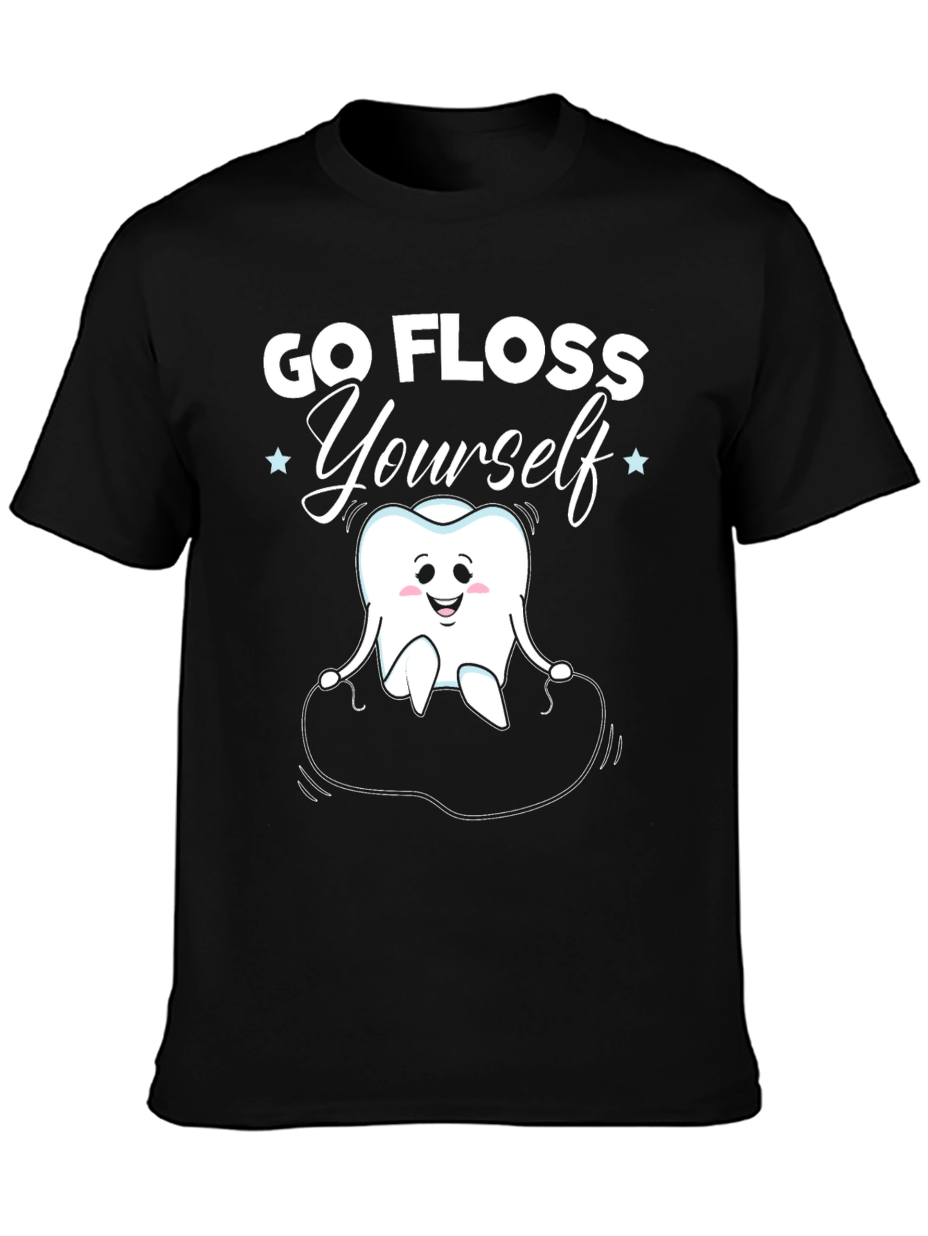 Go Floss Yourself Graphic T-Shirt - Dental Hygiene Tee
