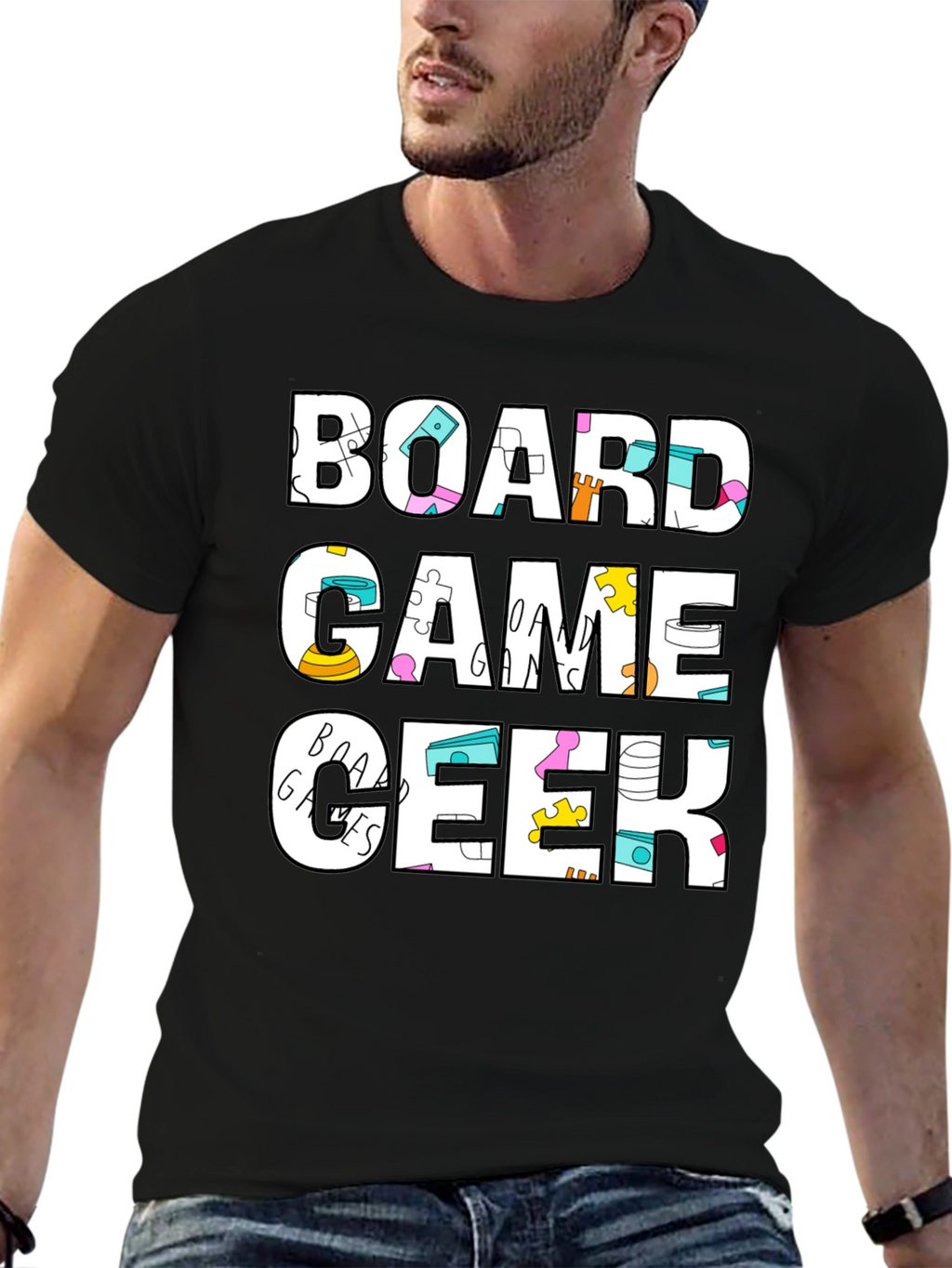 Board Game Geek Graphic Tee - Casual T-Shirt