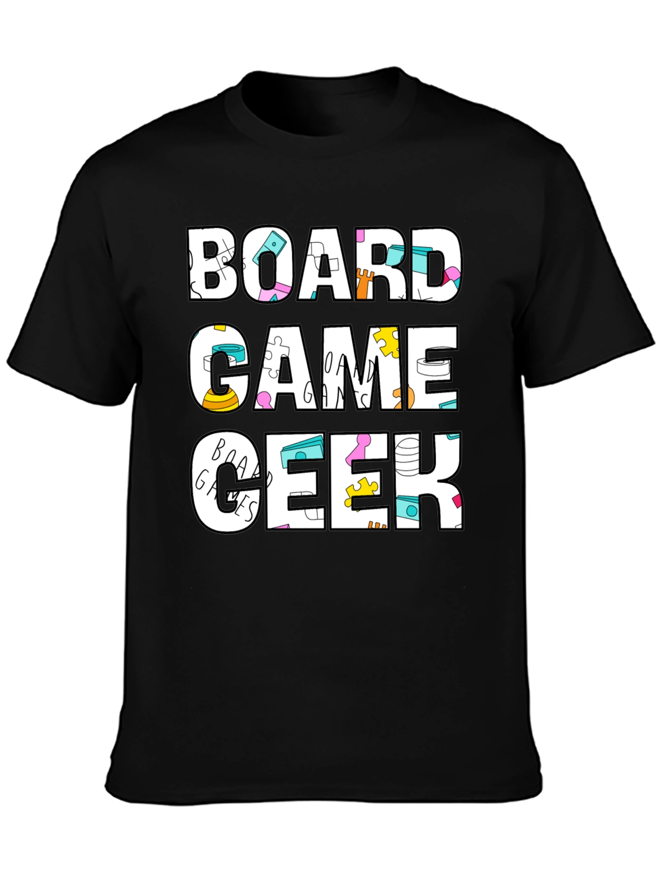 Board Game Geek Graphic Tee - Casual T-Shirt