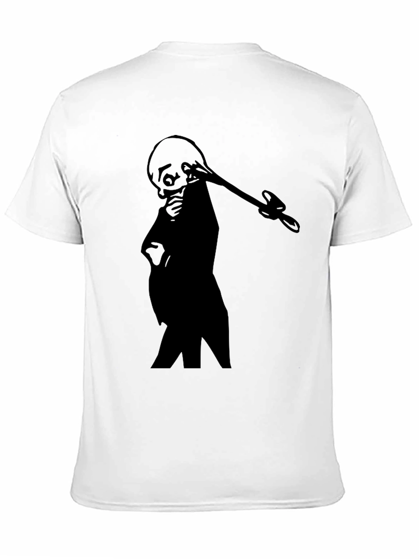 Silhouette Grim Reaper T-Shirt - Black