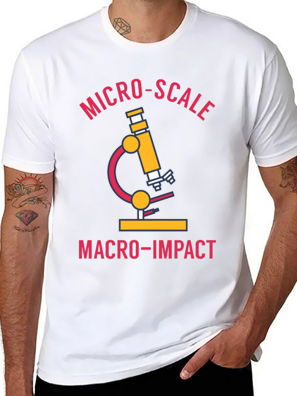 Micro-Scale Macro-Impact Science T-Shirt