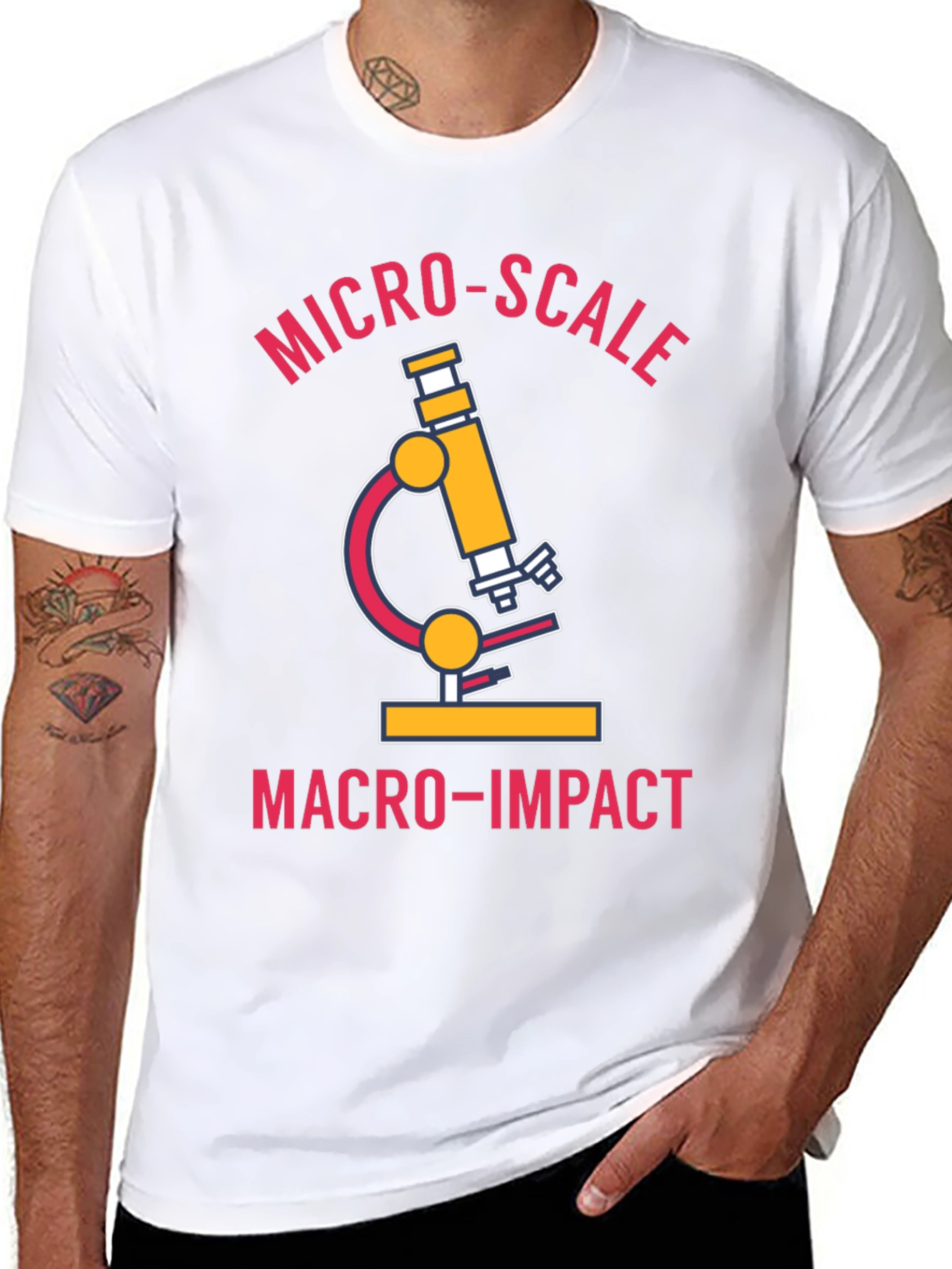 Micro-Scale Macro-Impact Science T-Shirt