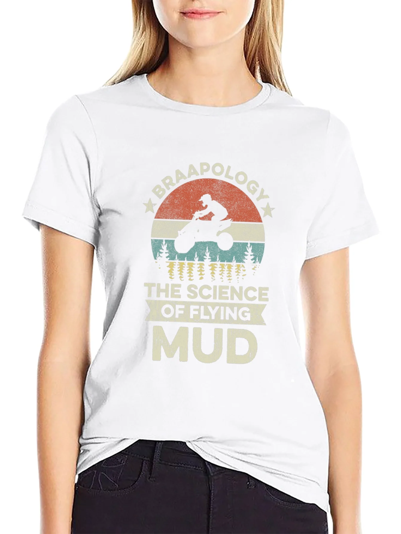 Braaapology Flying Mud T-Shirt - Dirt Bike Rider