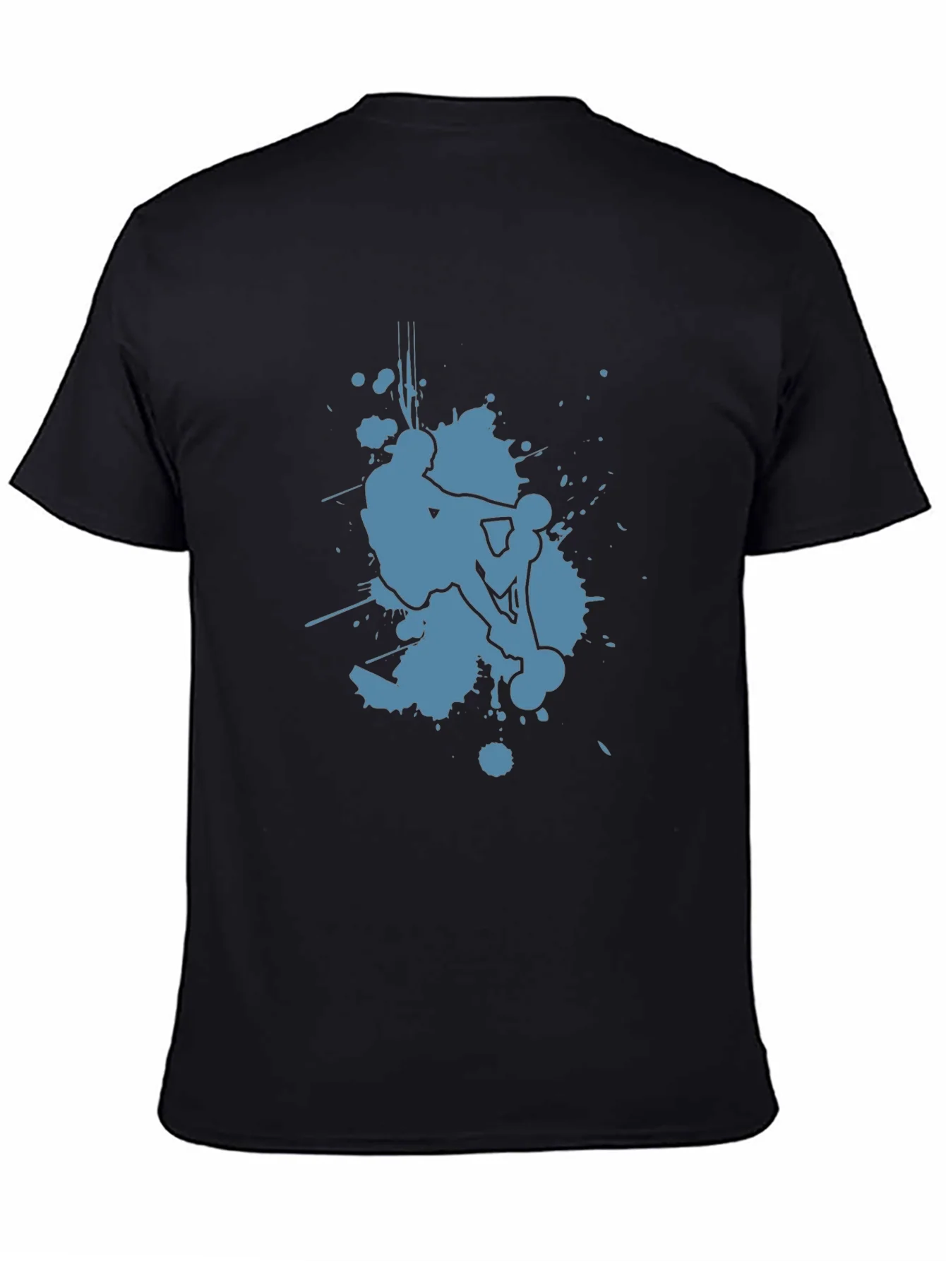 Abstract Skater Graphic T-Shirt
