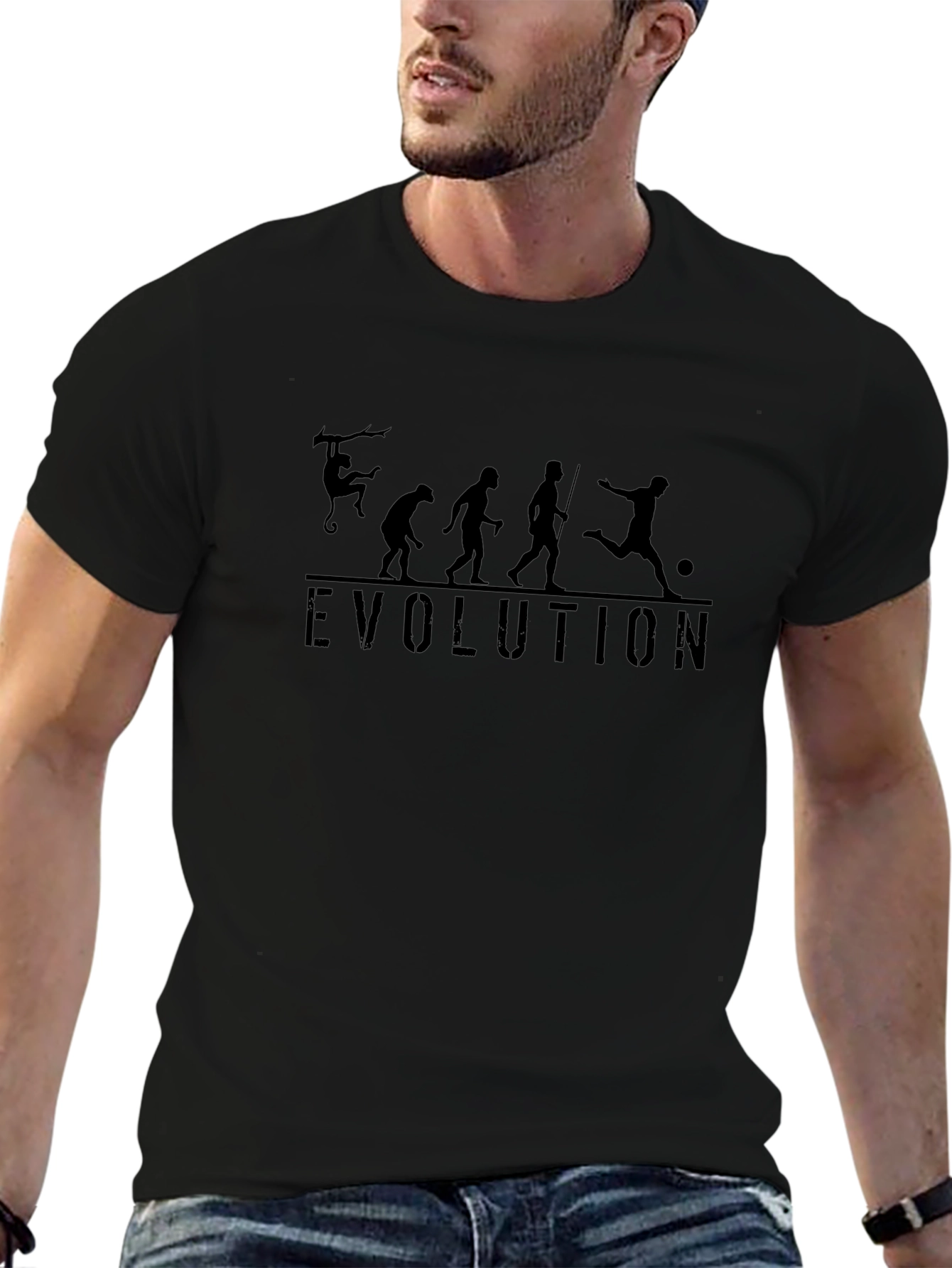 Evolution of Soccer T-Shirt - Funny Graphic Tee