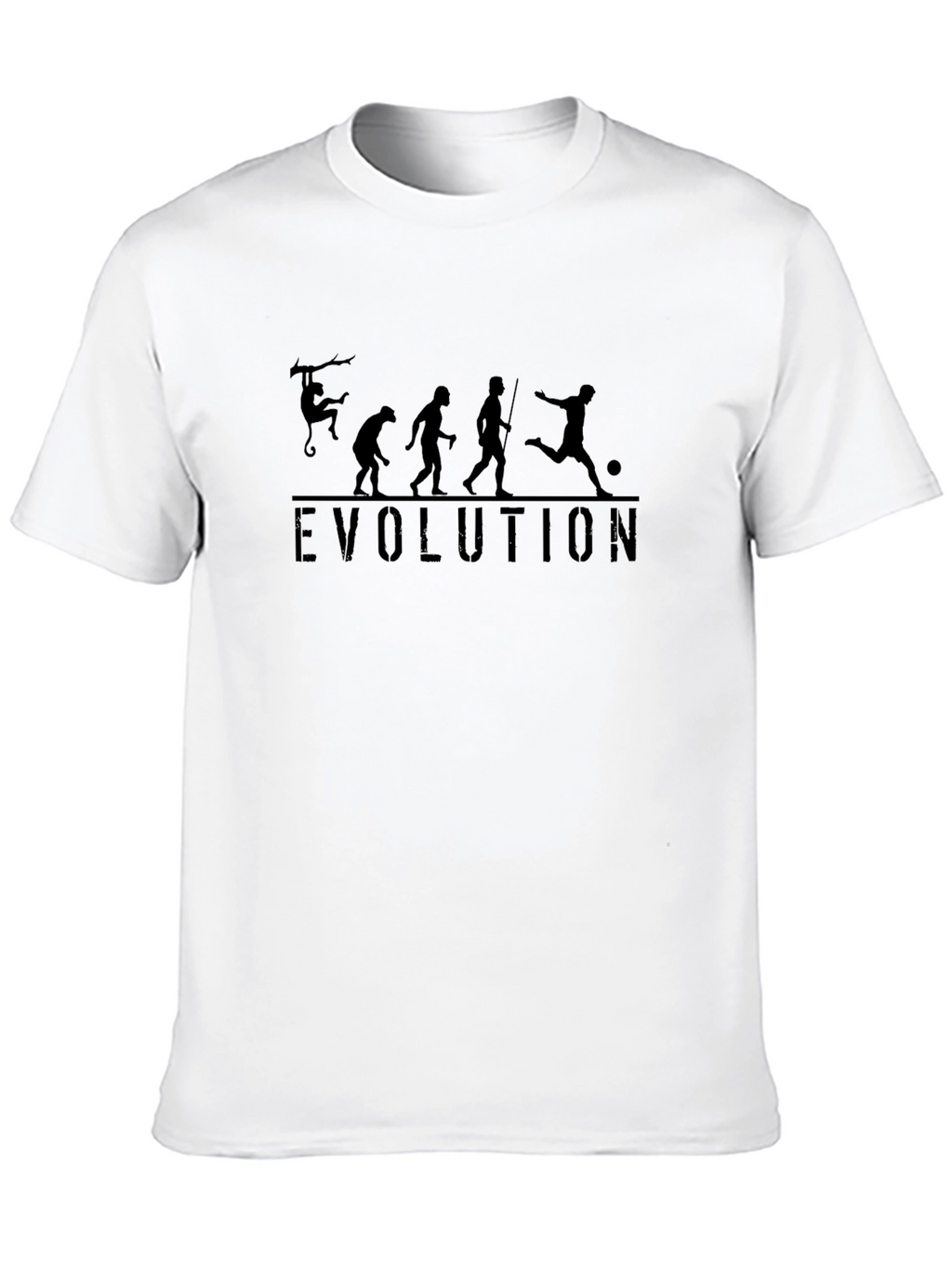 Evolution of Soccer T-Shirt - Funny Graphic Tee