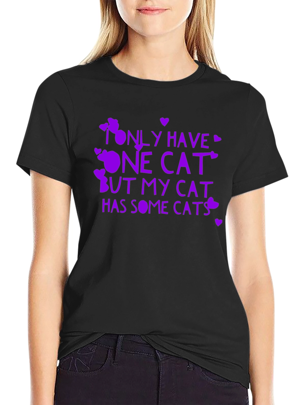 Funny Cat Lover T-Shirt - Only Have One Cat...