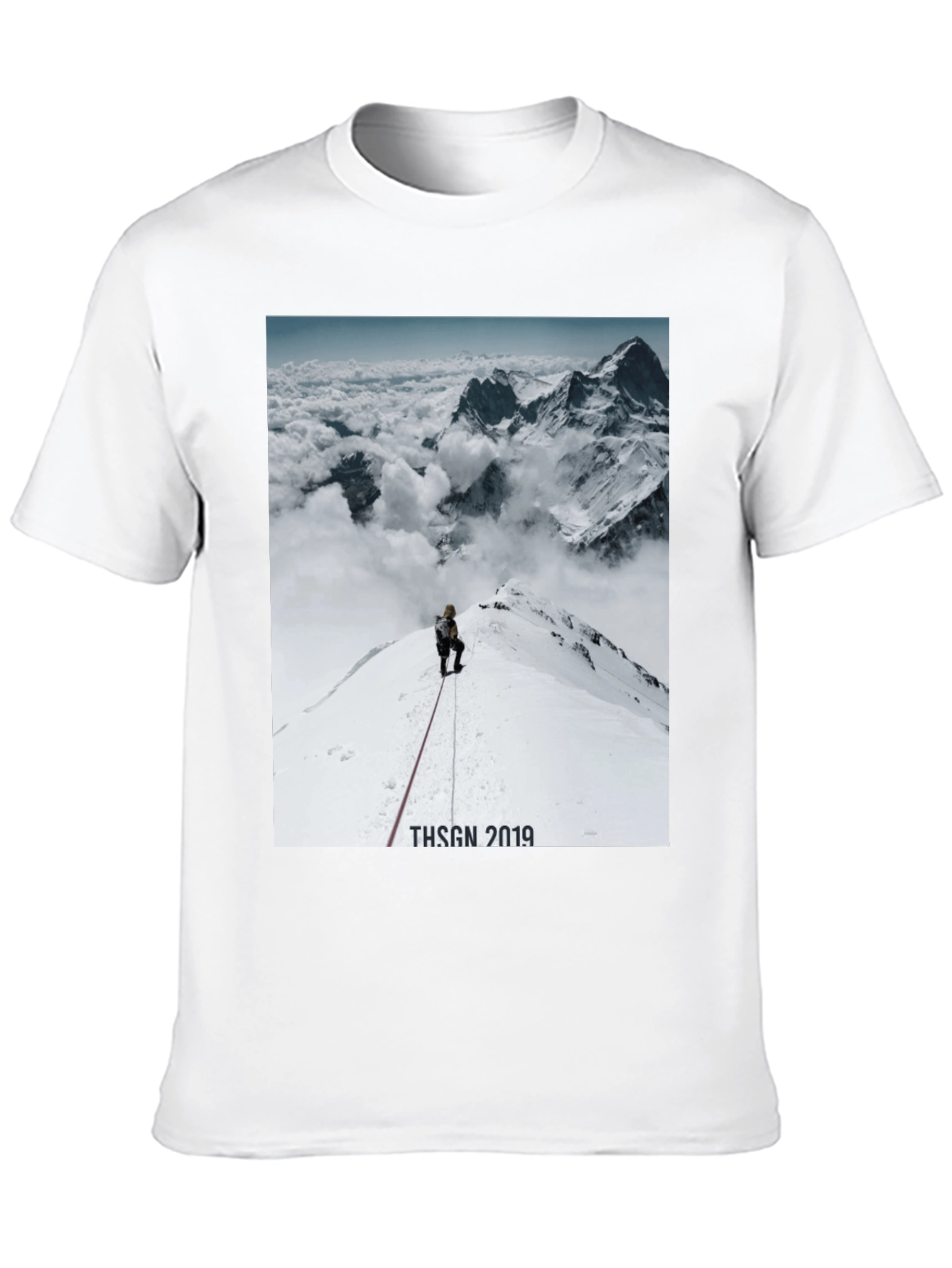Mountain Climber Graphic T-Shirt - Black
