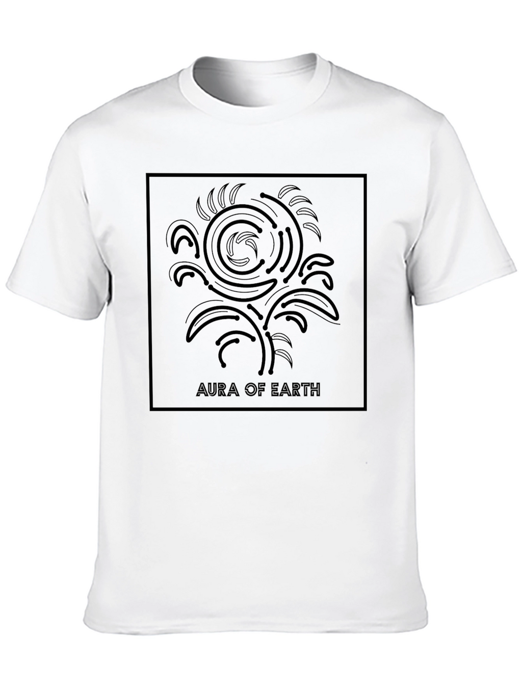 Aura of Earth Black Graphic Tee