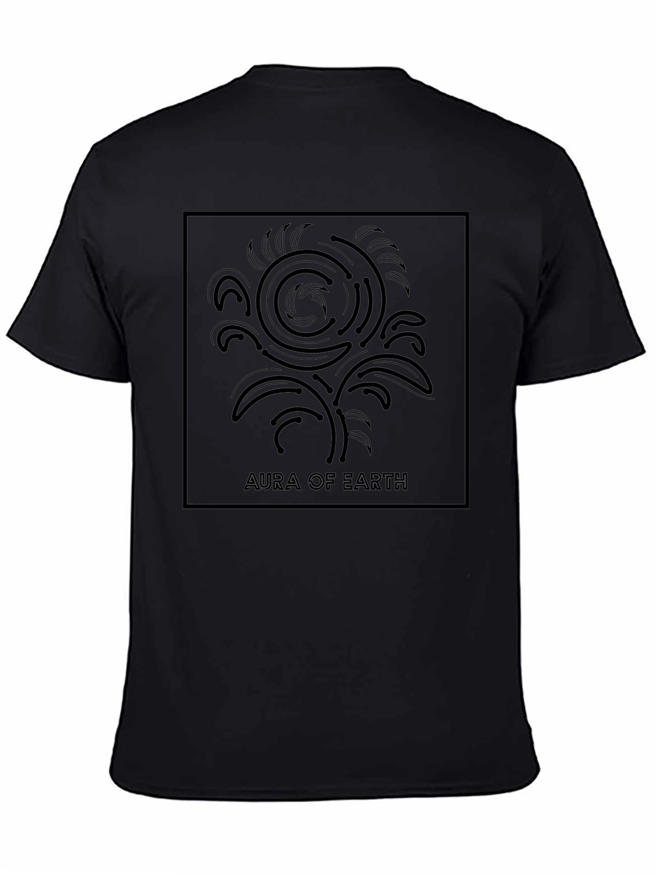 Aura of Earth Black Graphic Tee