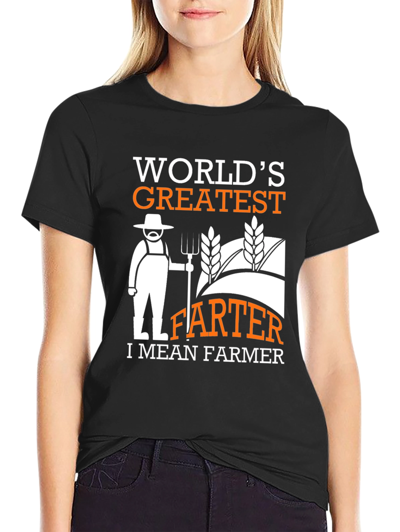 Funny Farmer T-Shirt - Greatest FARTER