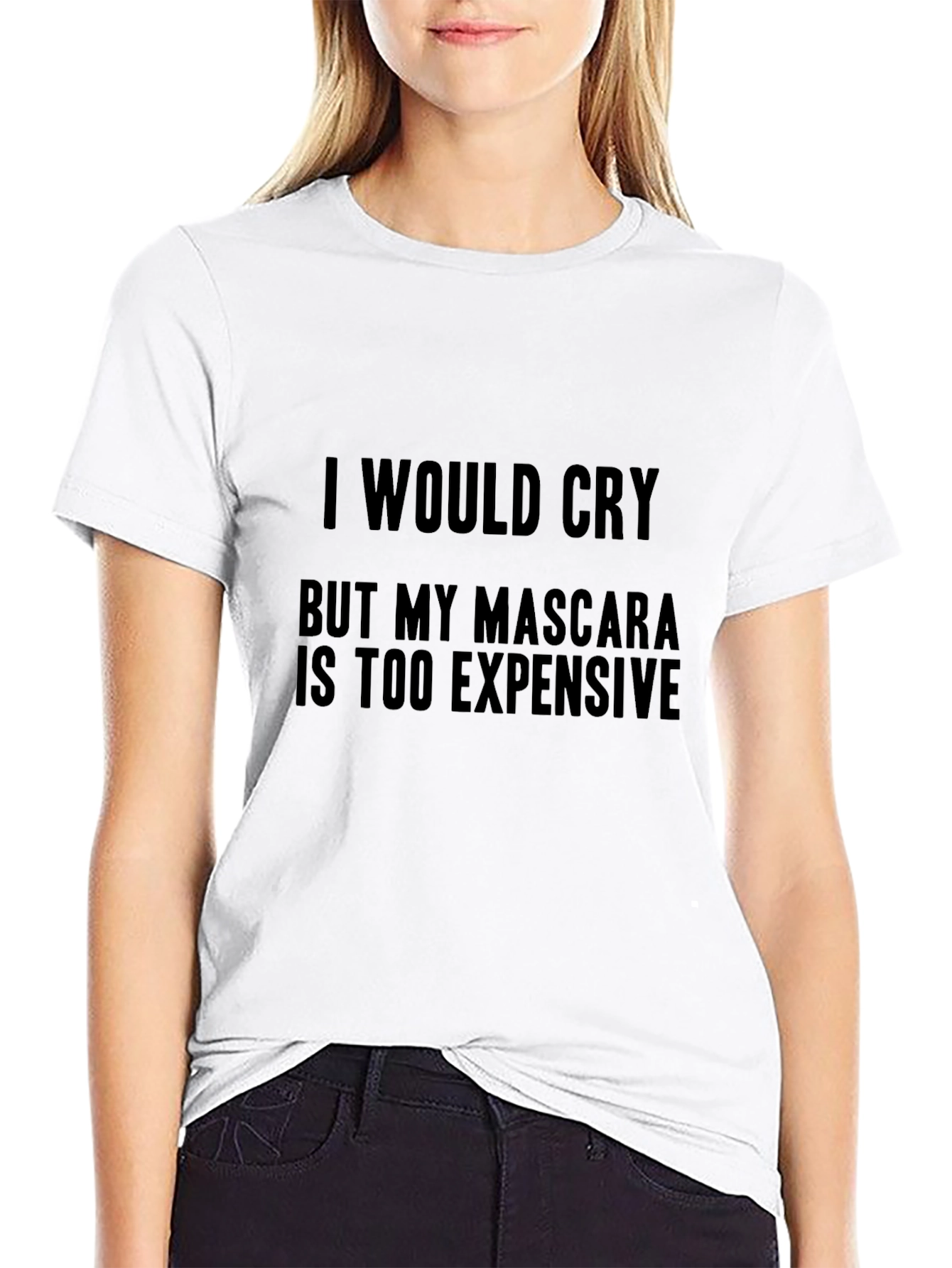 Sarcastic Mascara T-Shirt - Black