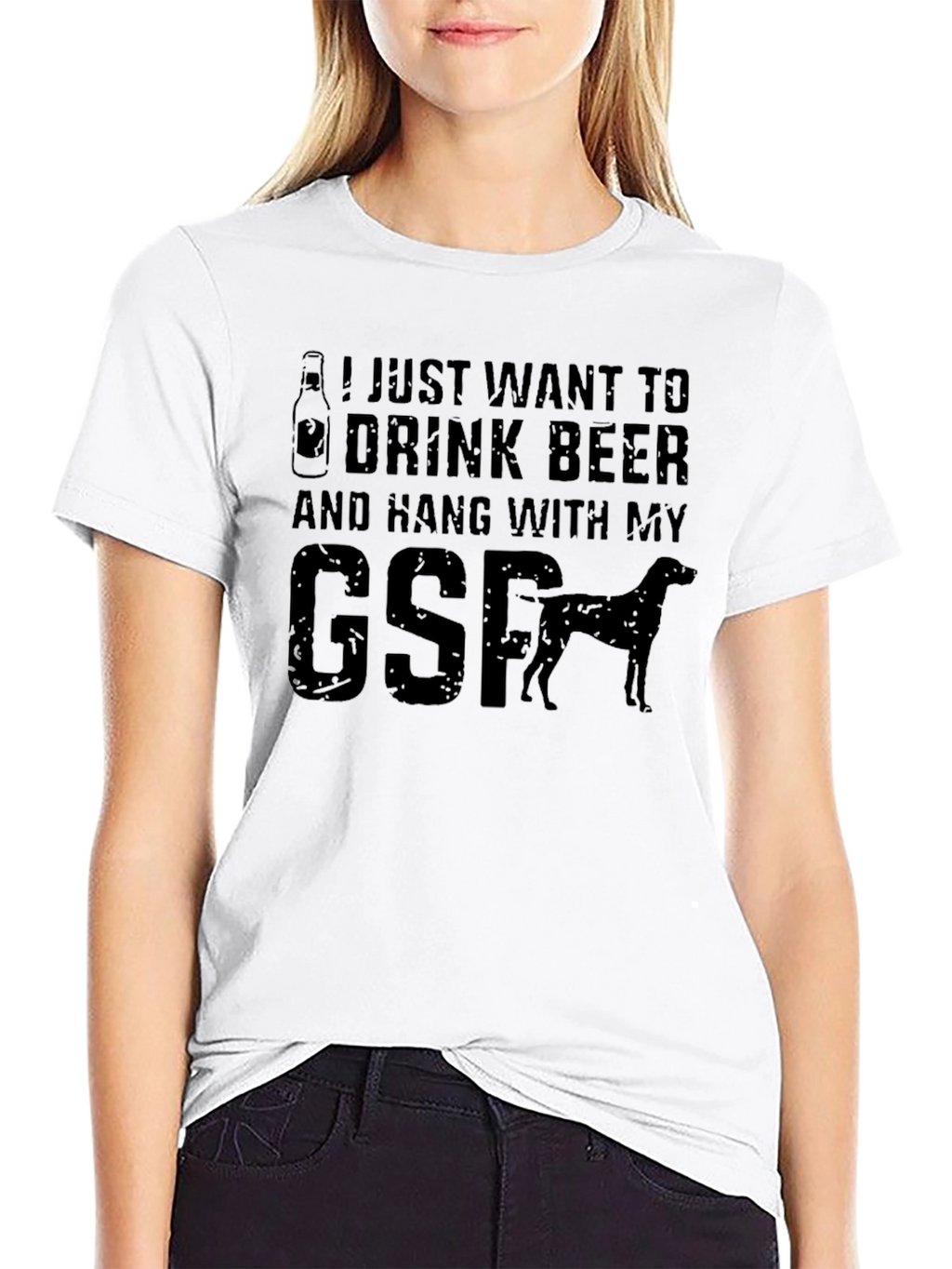 Drink Beer & Hang with My GSP T-Shirt