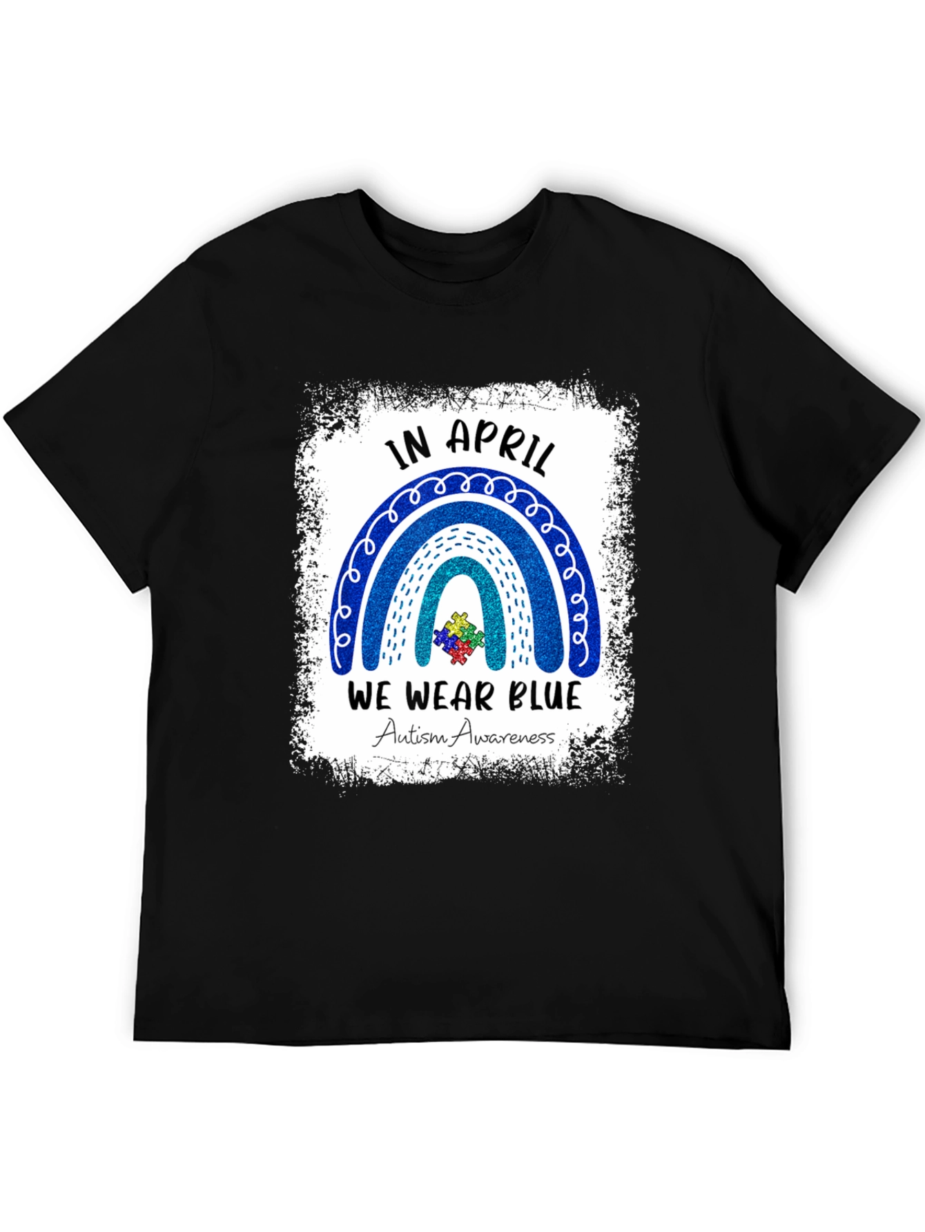 Autism Awareness T-Shirt - In April We Wear Blue