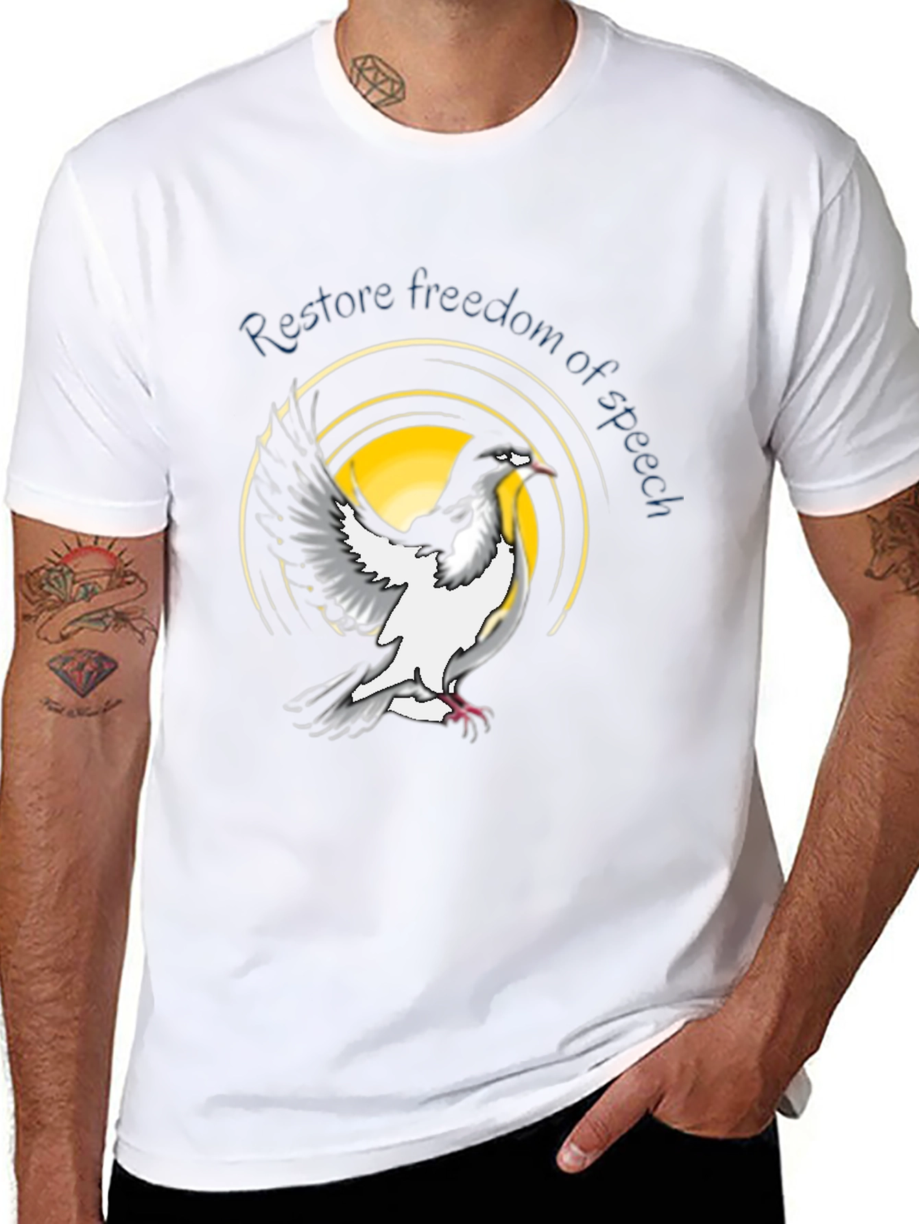 Freedom of Speech Graphic T-Shirt