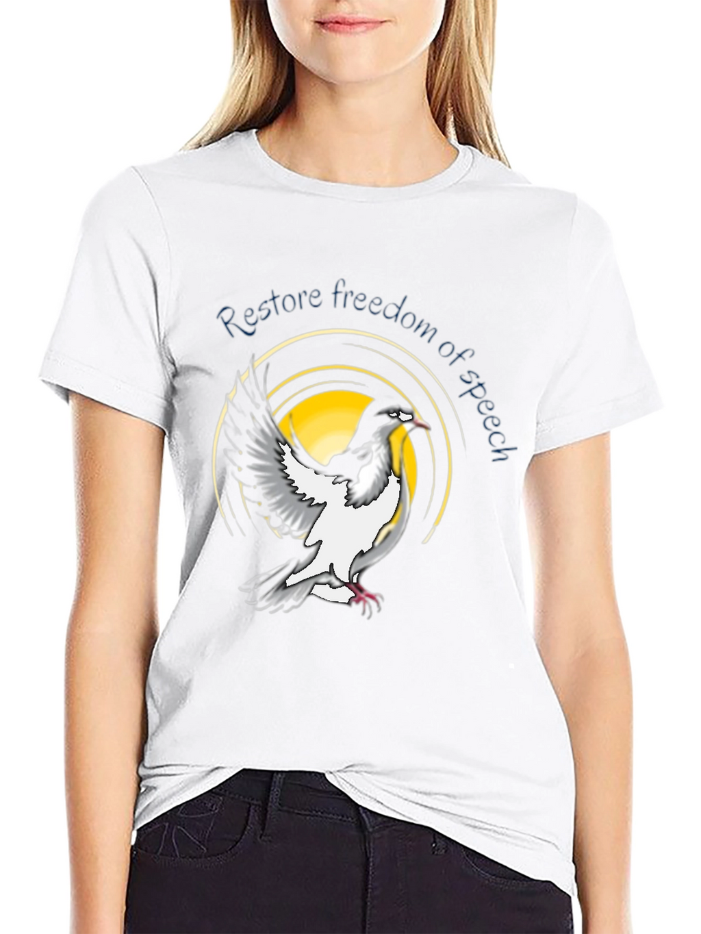 Freedom of Speech Graphic T-Shirt