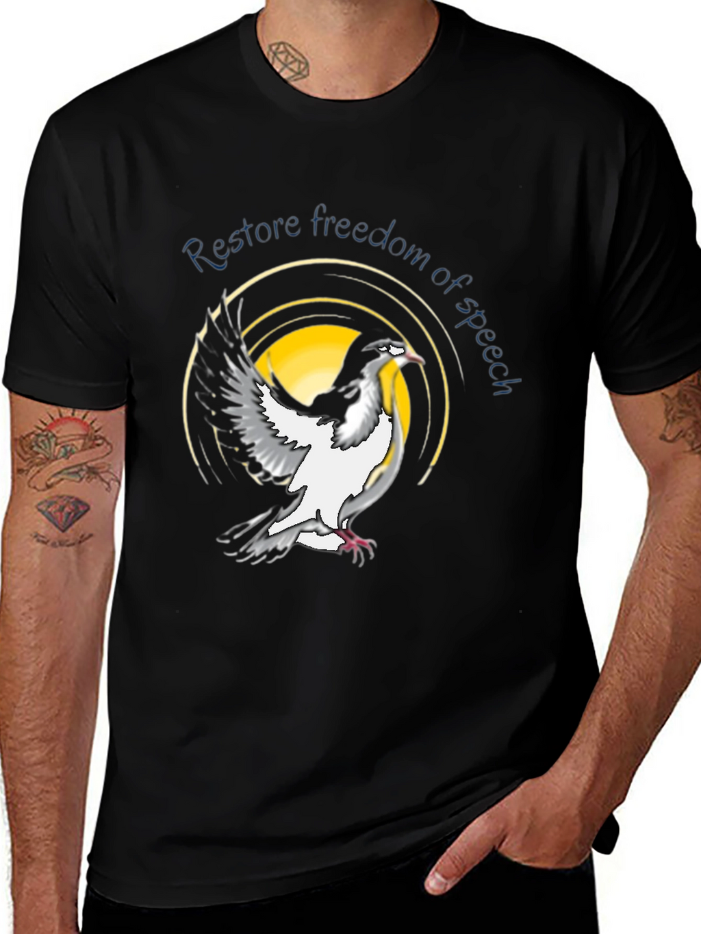 Freedom of Speech Graphic T-Shirt