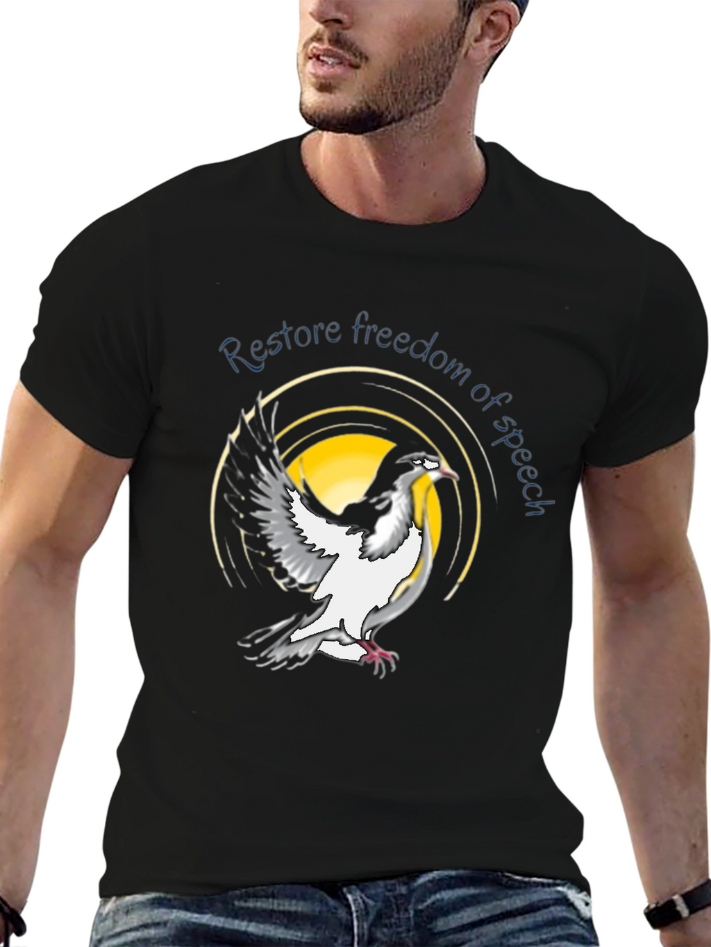 Freedom of Speech Graphic T-Shirt