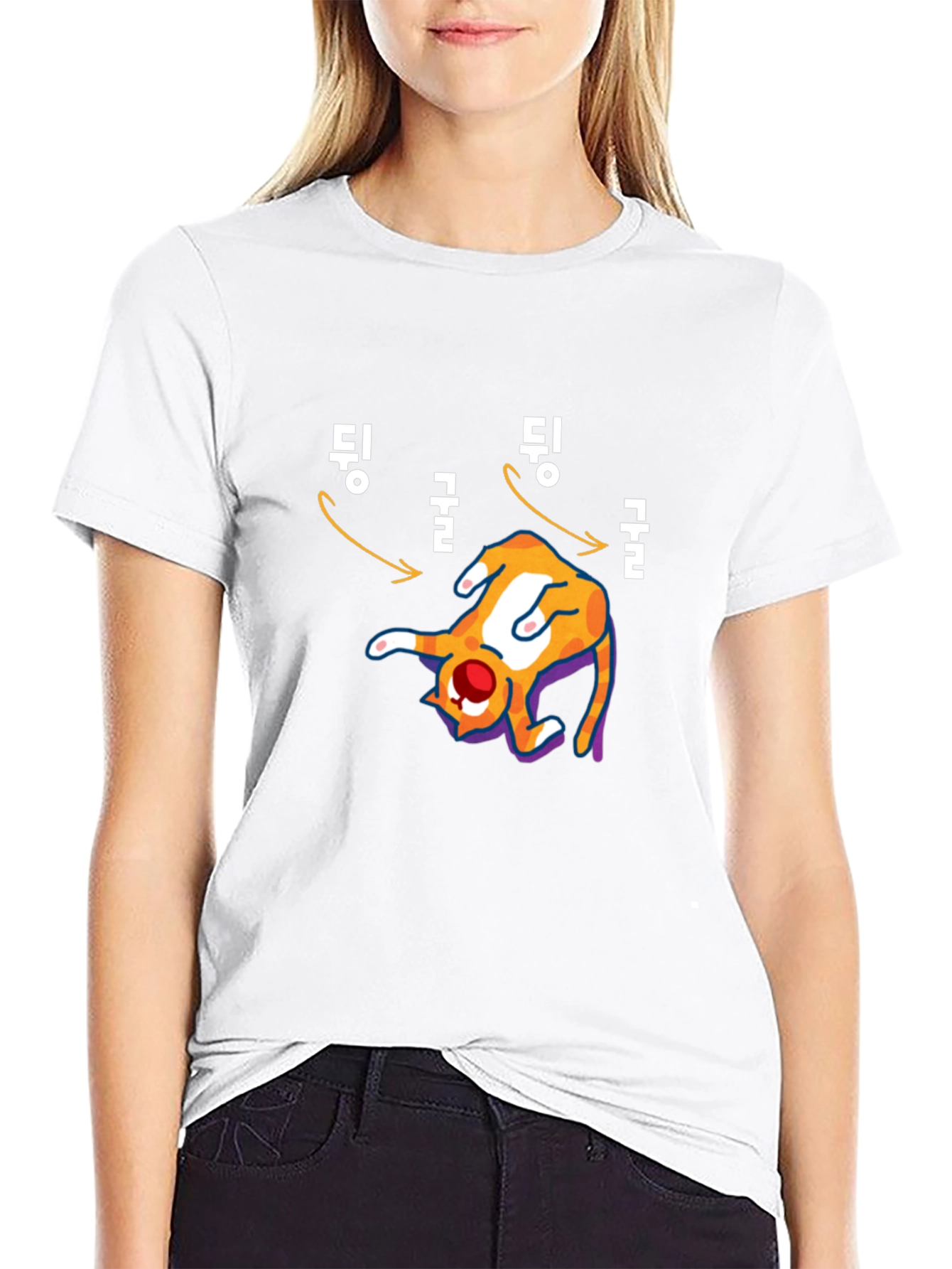Funny Korean Cat T-Shirt