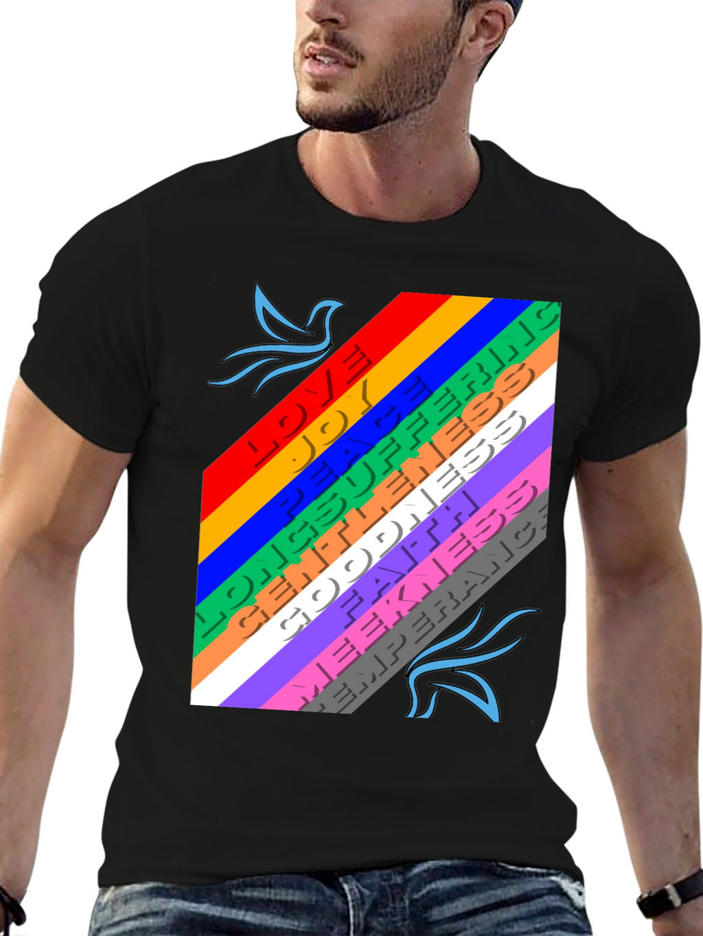 Fruit of the Spirit Black Graphic Tee