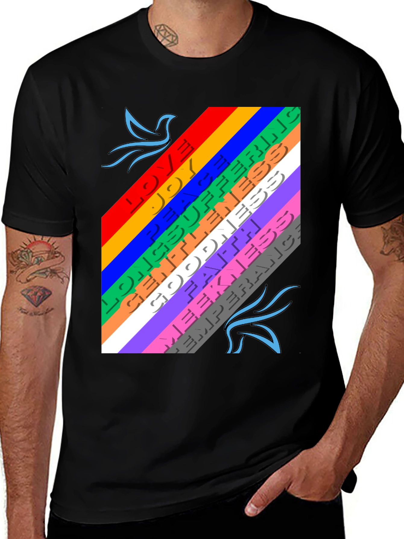 Fruit of the Spirit Black Graphic Tee