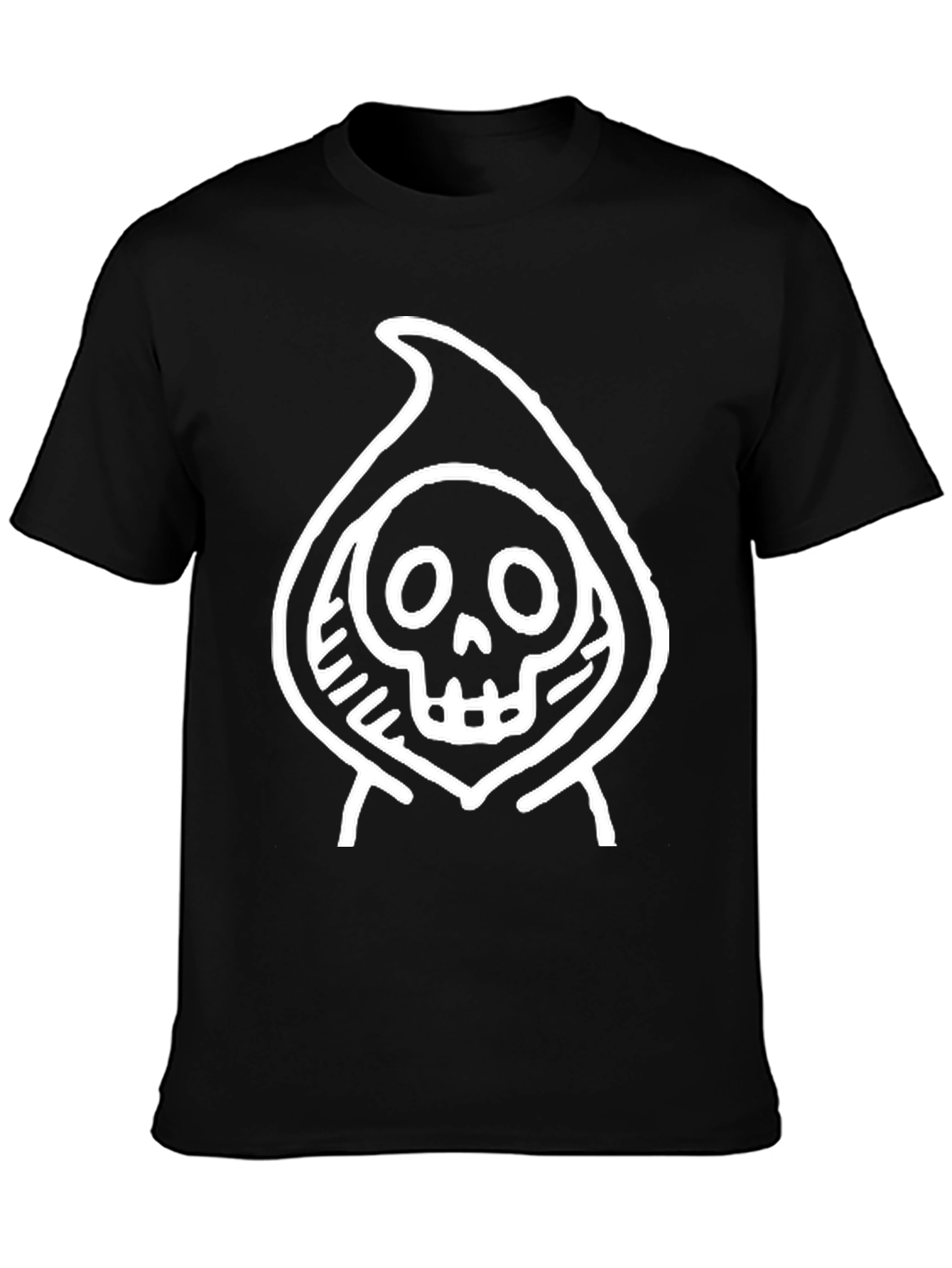 Grim Reaper Graphic Tee - Black